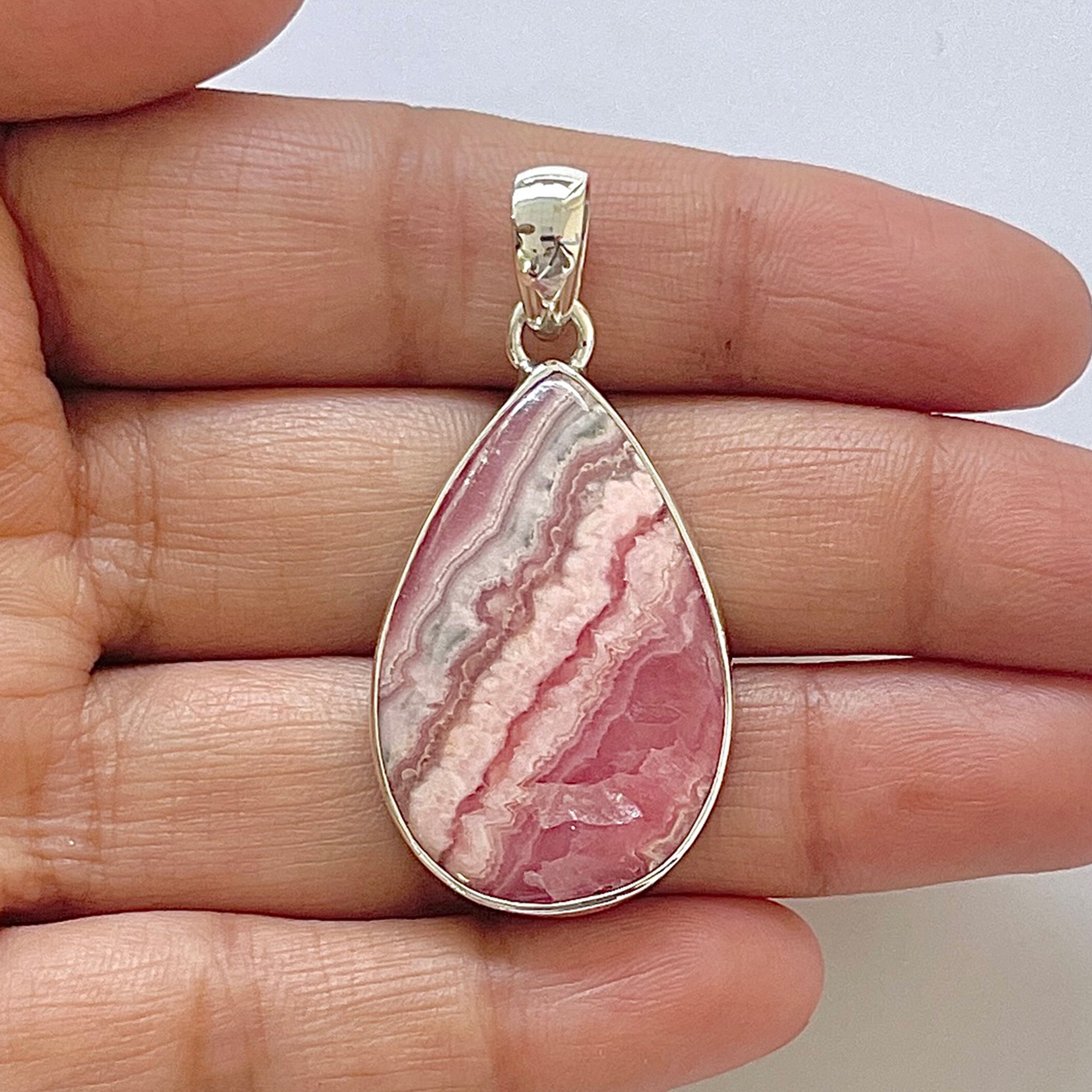 Rhodochrosite Pendant-(RDC-1-51)