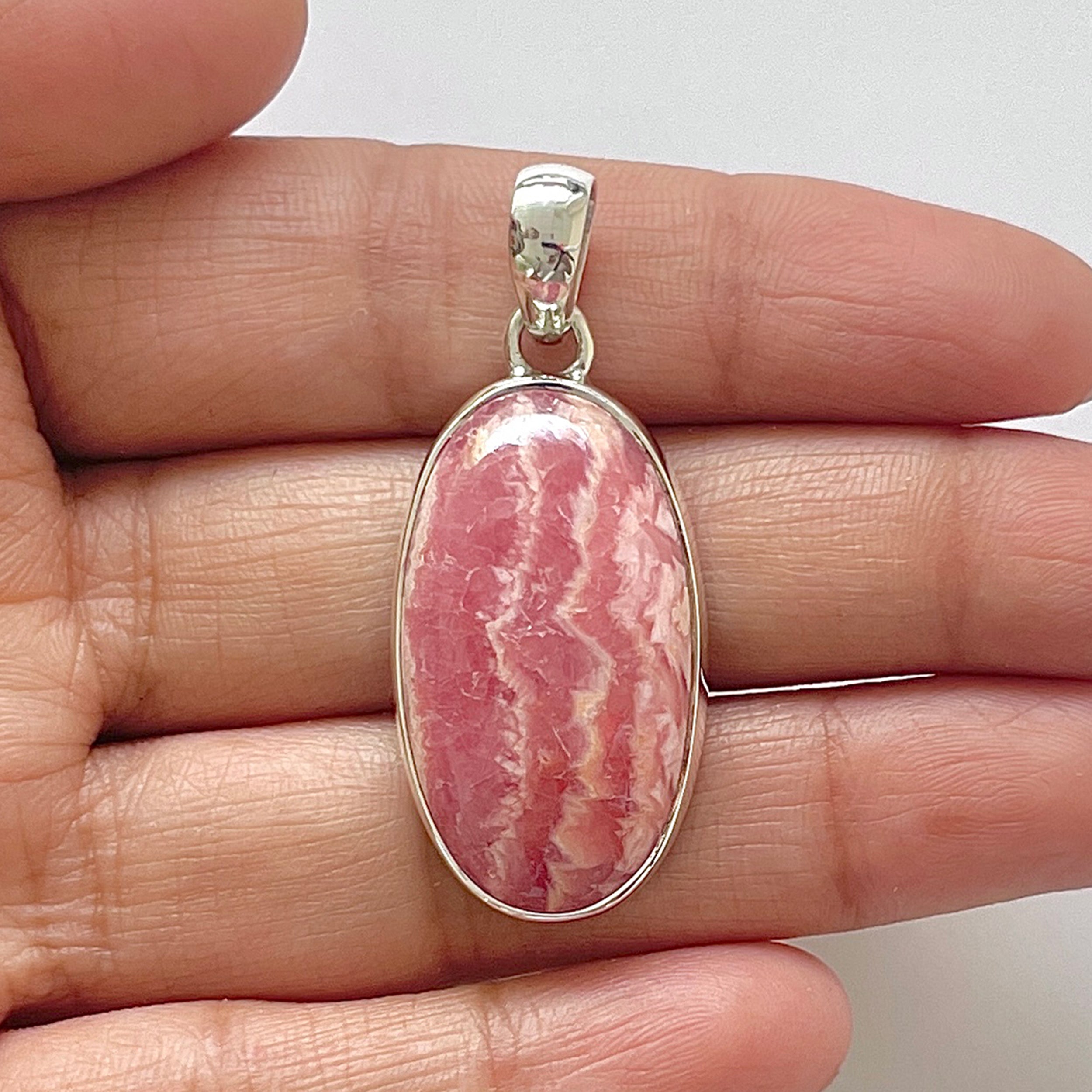 Rhodochrosite Pendant-(RDC-1-53)