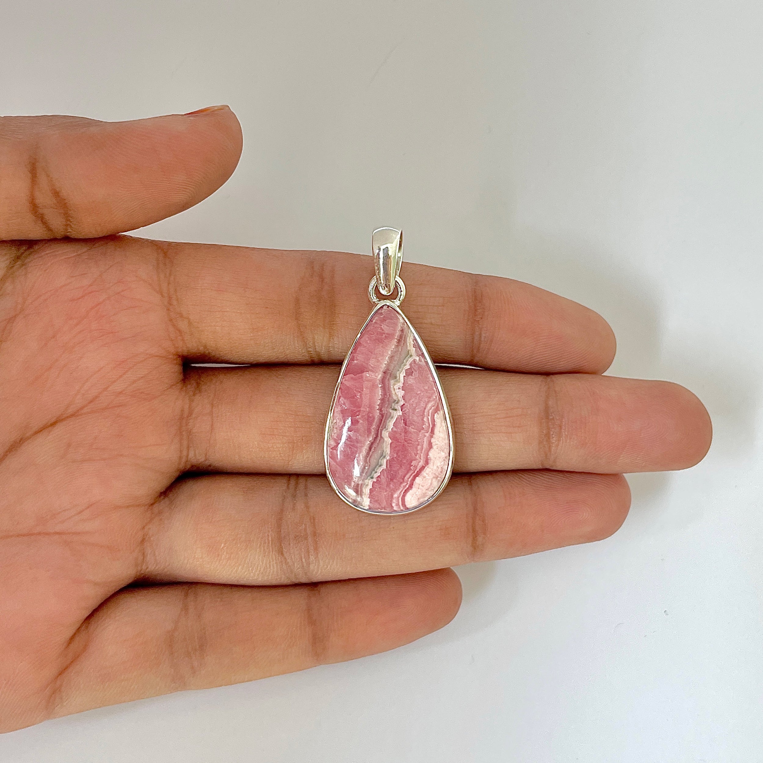 Rhodochrosite Pendant-(RDC-1-57)