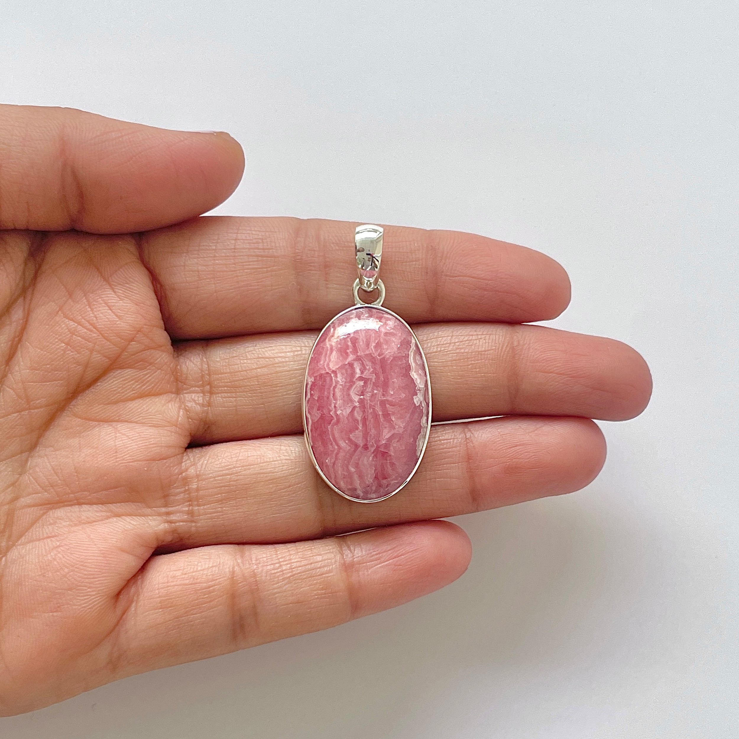 Rhodochrosite Pendant-(RDC-1-59)
