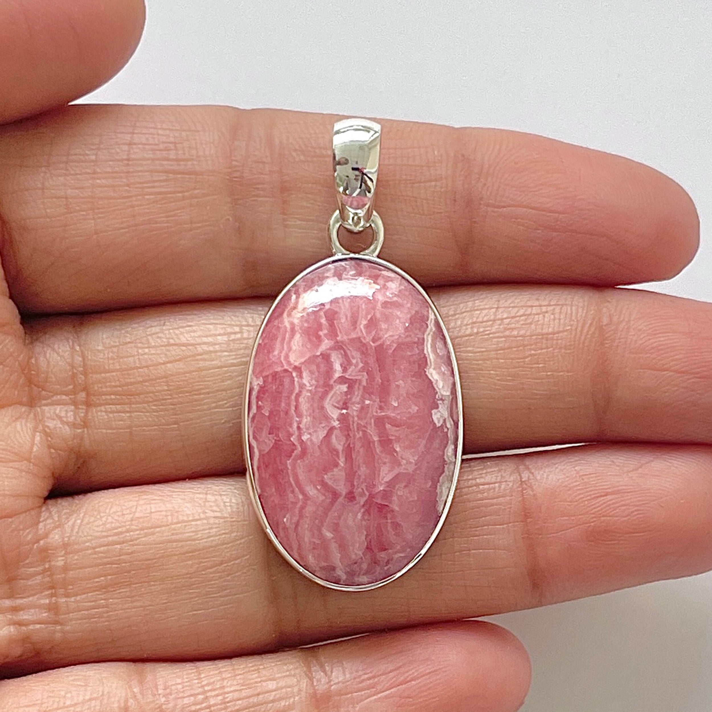 Rhodochrosite Pendant-(RDC-1-59)
