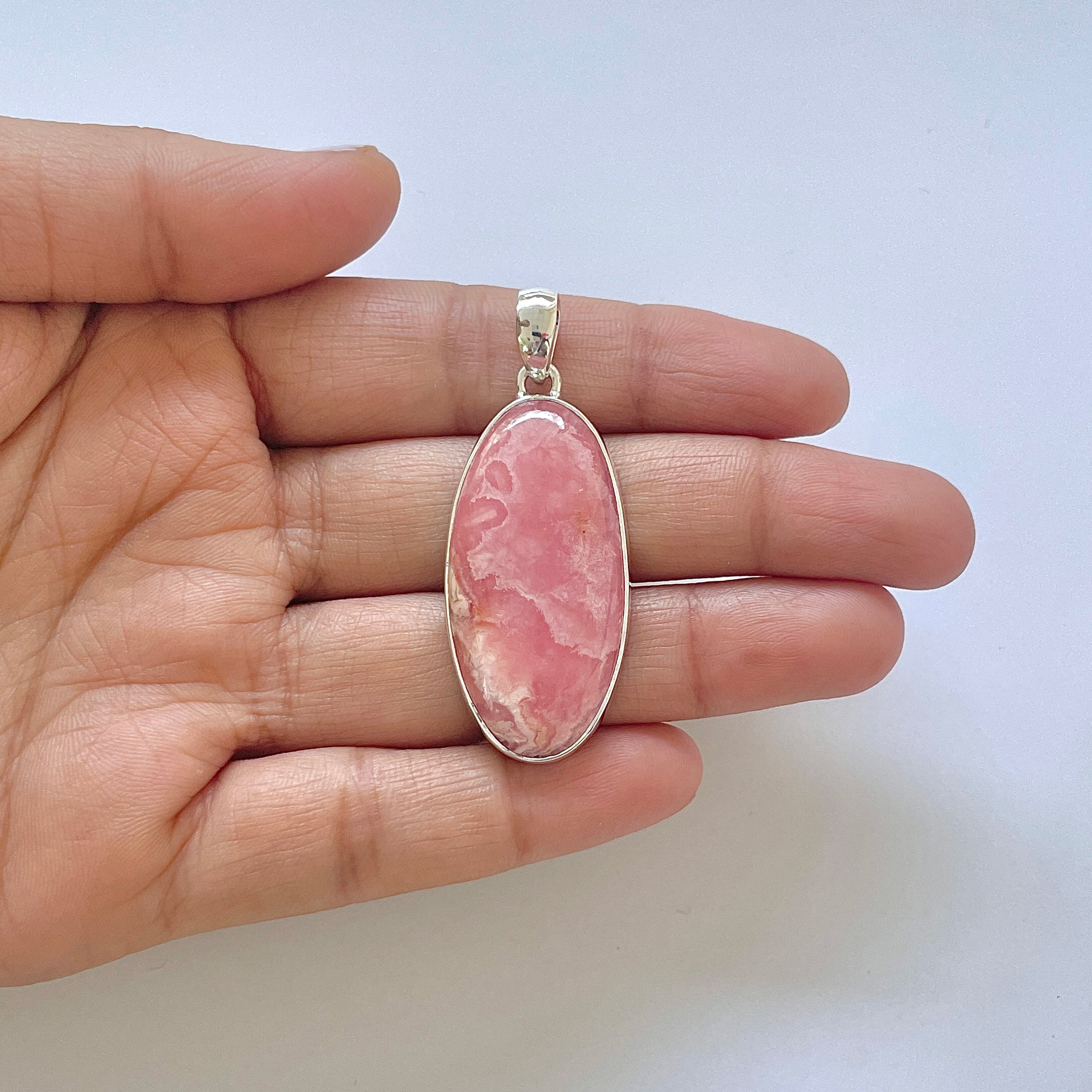 Rhodochrosite Pendant-(RDC-1-61)