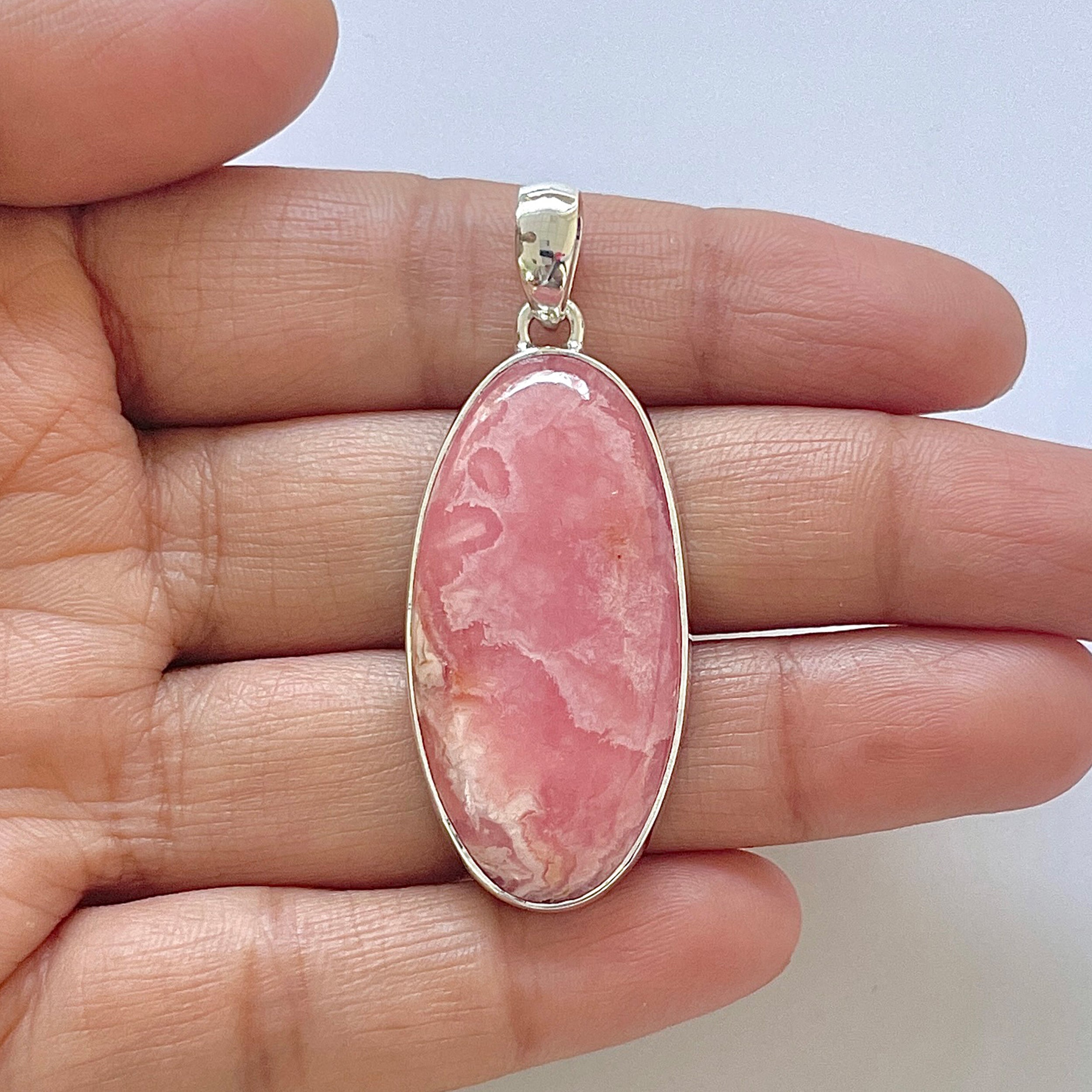 Rhodochrosite Pendant-(RDC-1-61)