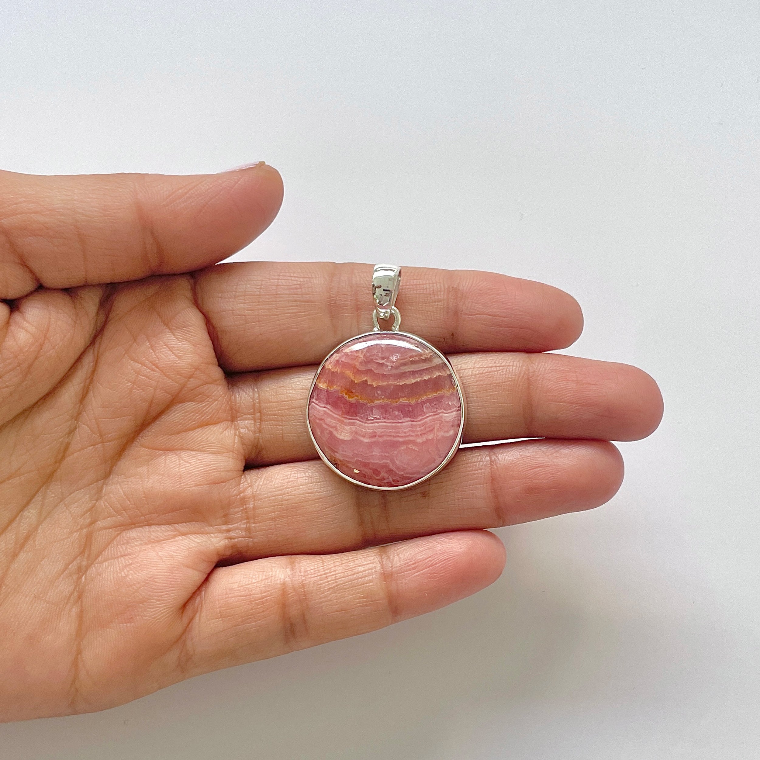 Rhodochrosite Pendant-(RDC-1-64)