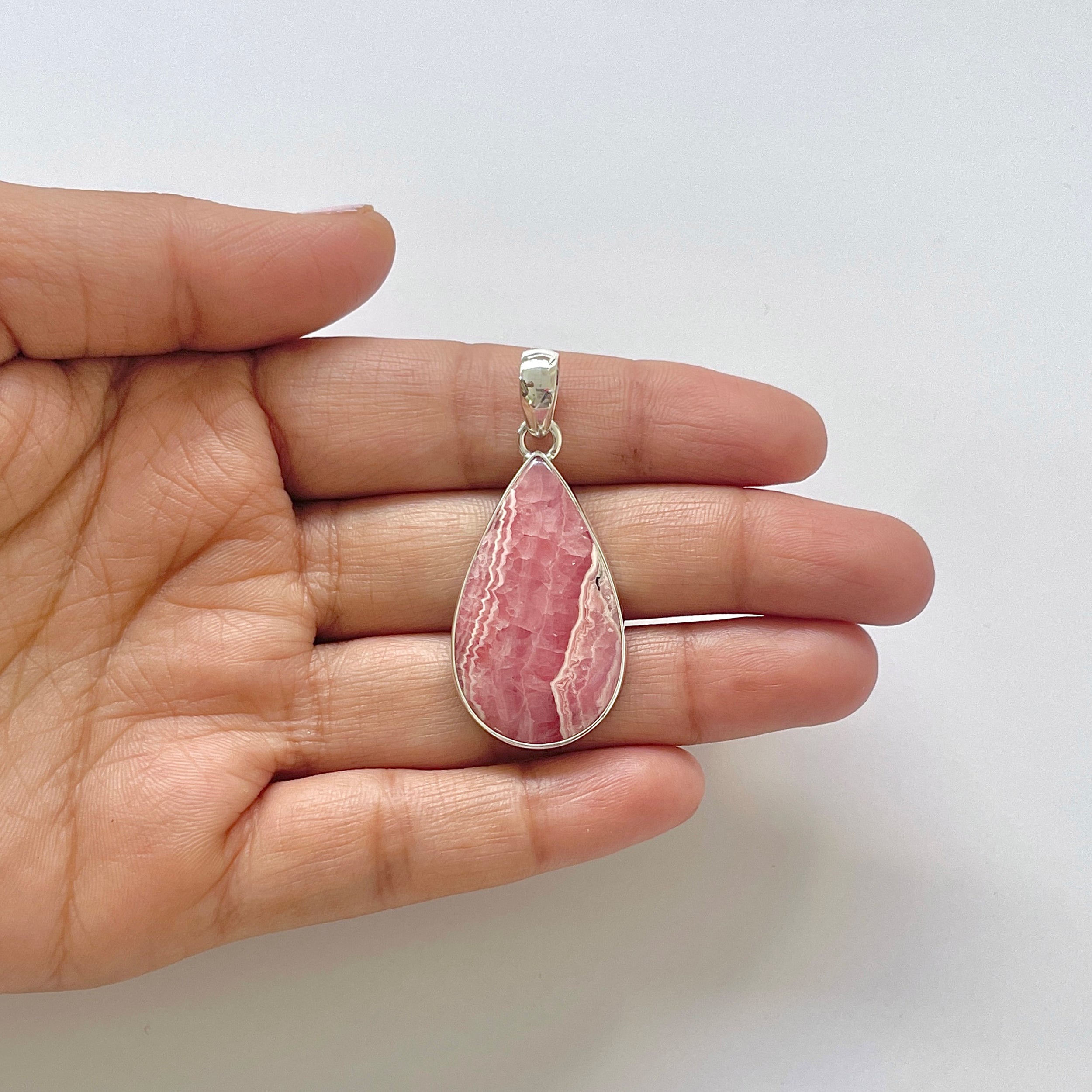 Rhodochrosite Pendant-(RDC-1-73)