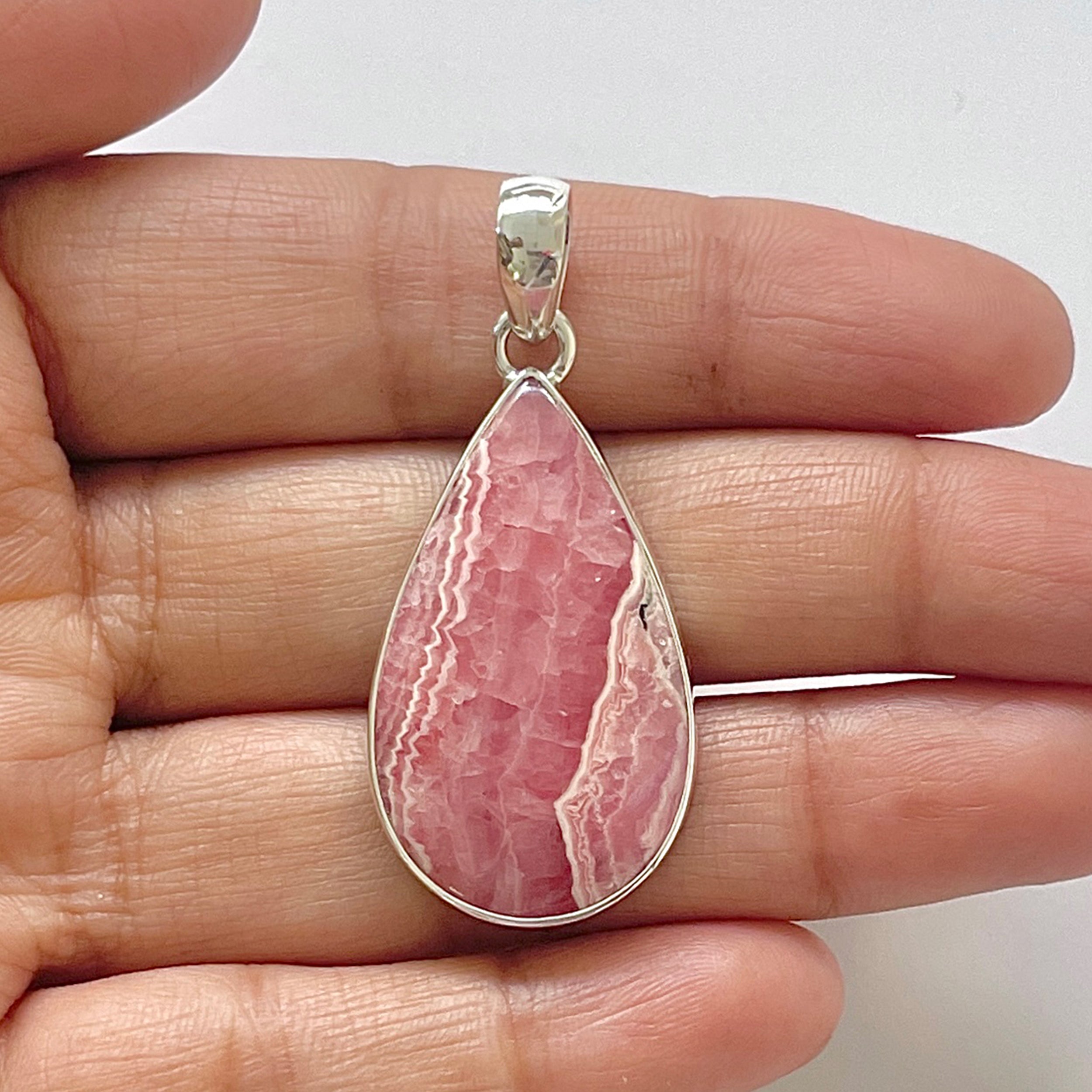 Rhodochrosite Pendant-(RDC-1-73)