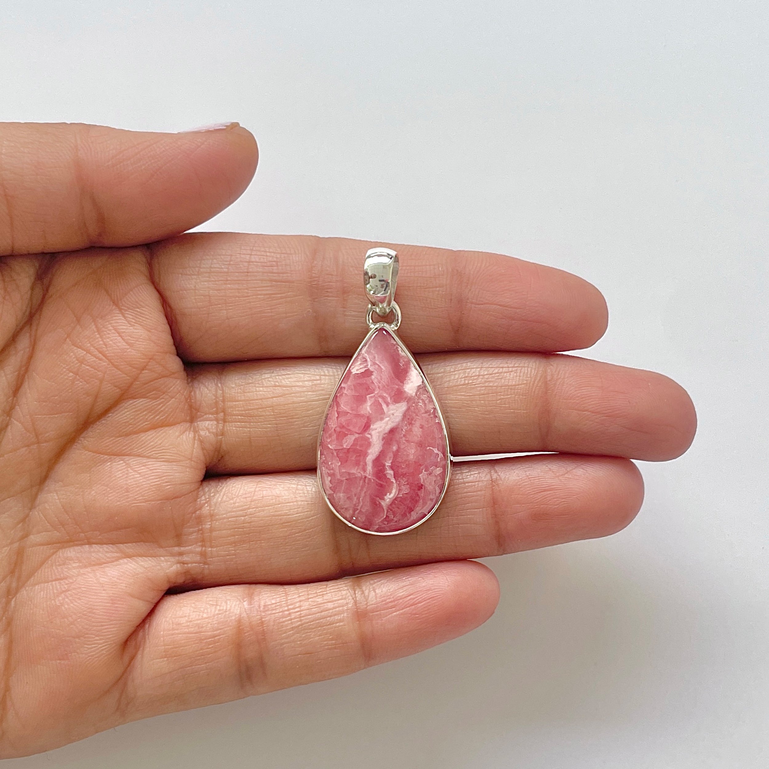 Rhodochrosite Pendant-(RDC-1-79)