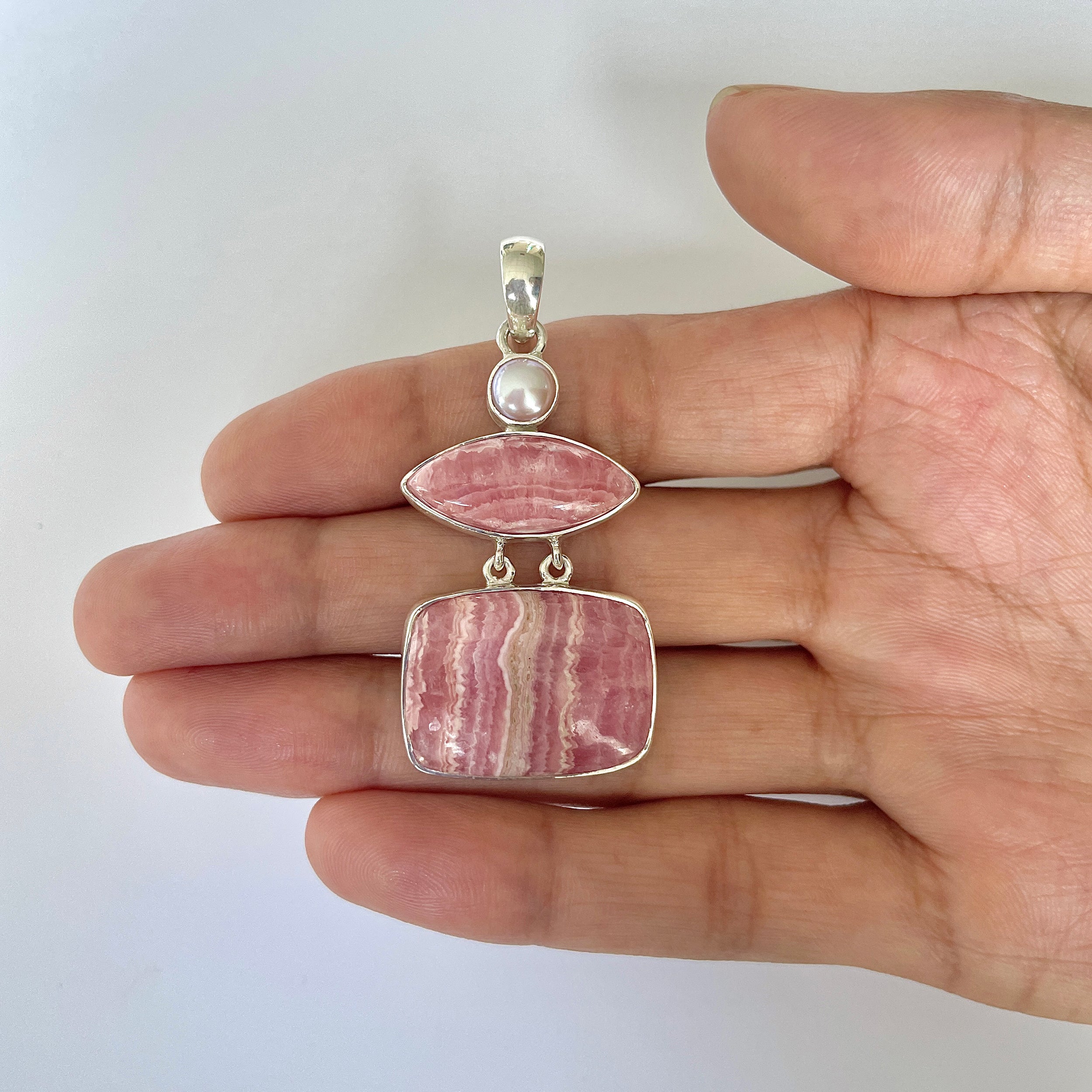 Rhodochrosite Pendant-(RDC-1-9)