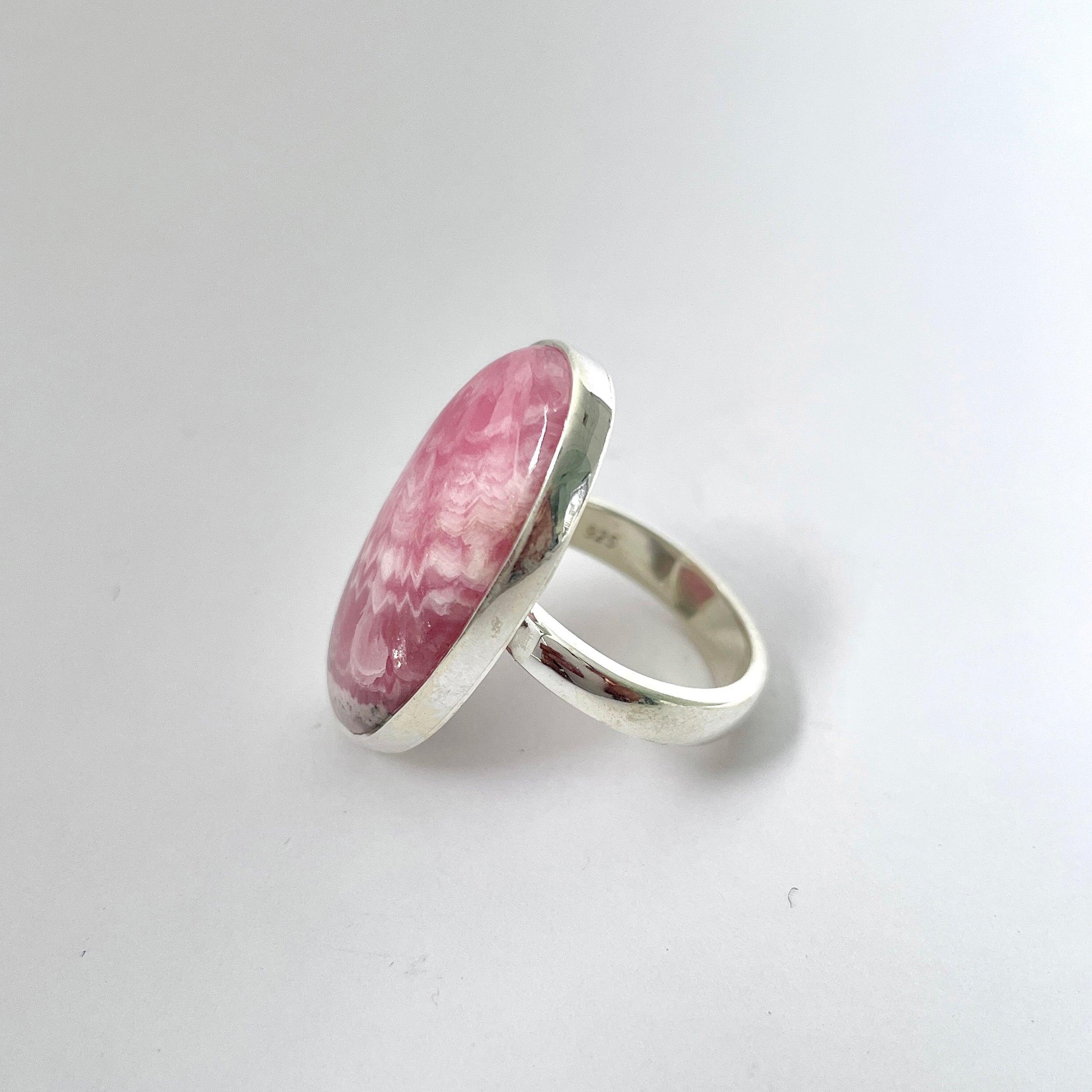 Rhodochrosite Ring-(RDC-2-12)