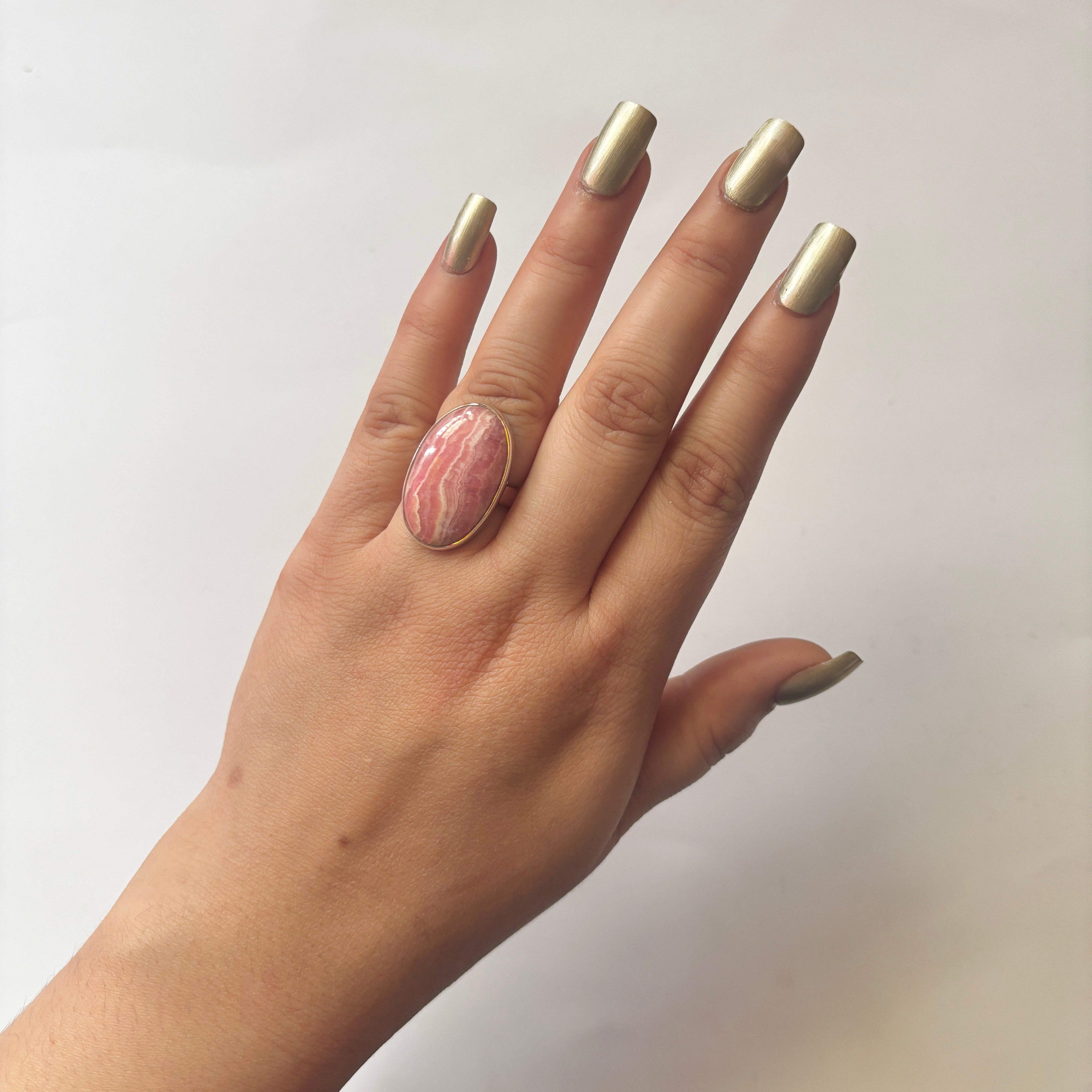 Rhodochrosite Ring-(RDC-2-33)