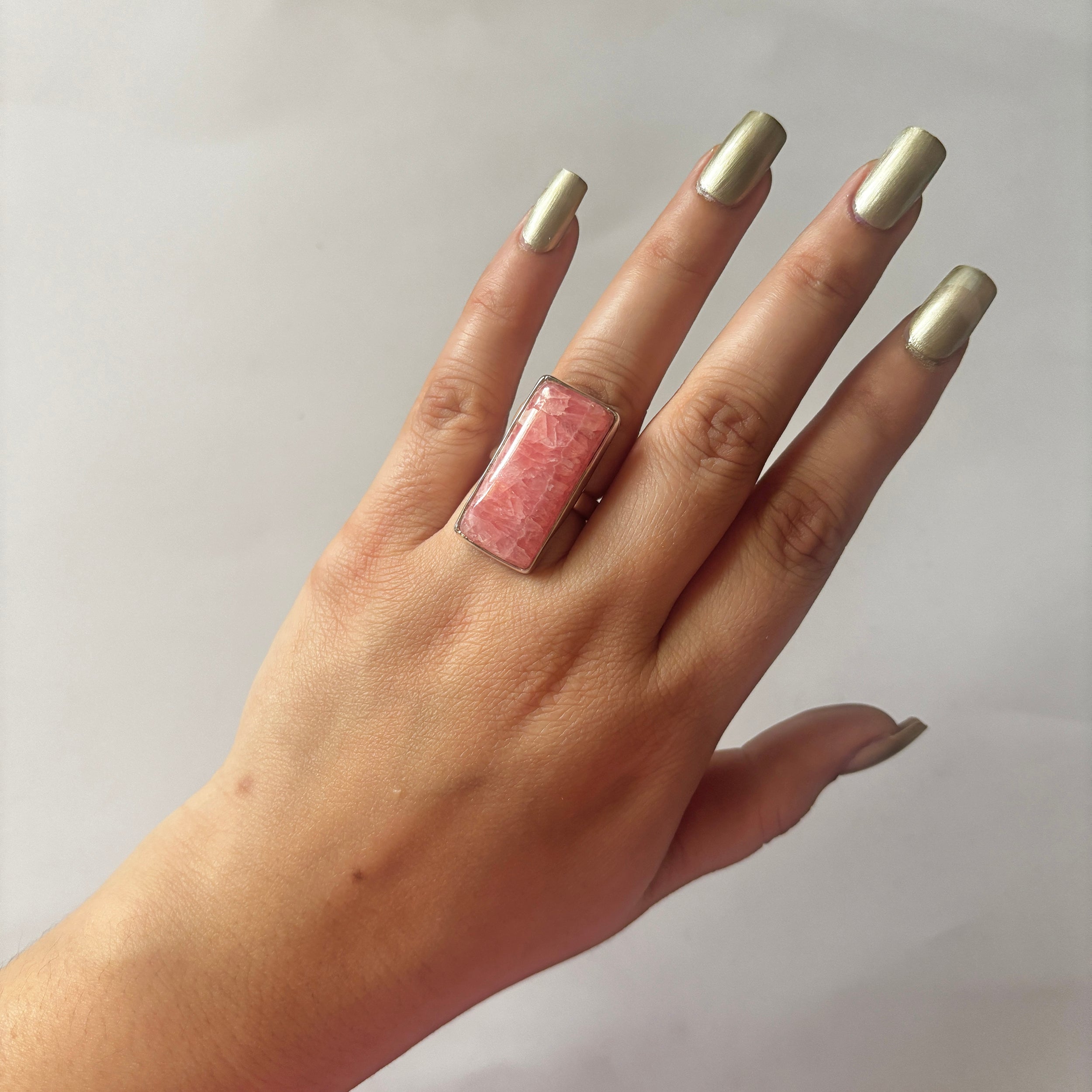 Rhodochrosite Ring-(RDC-2-34)