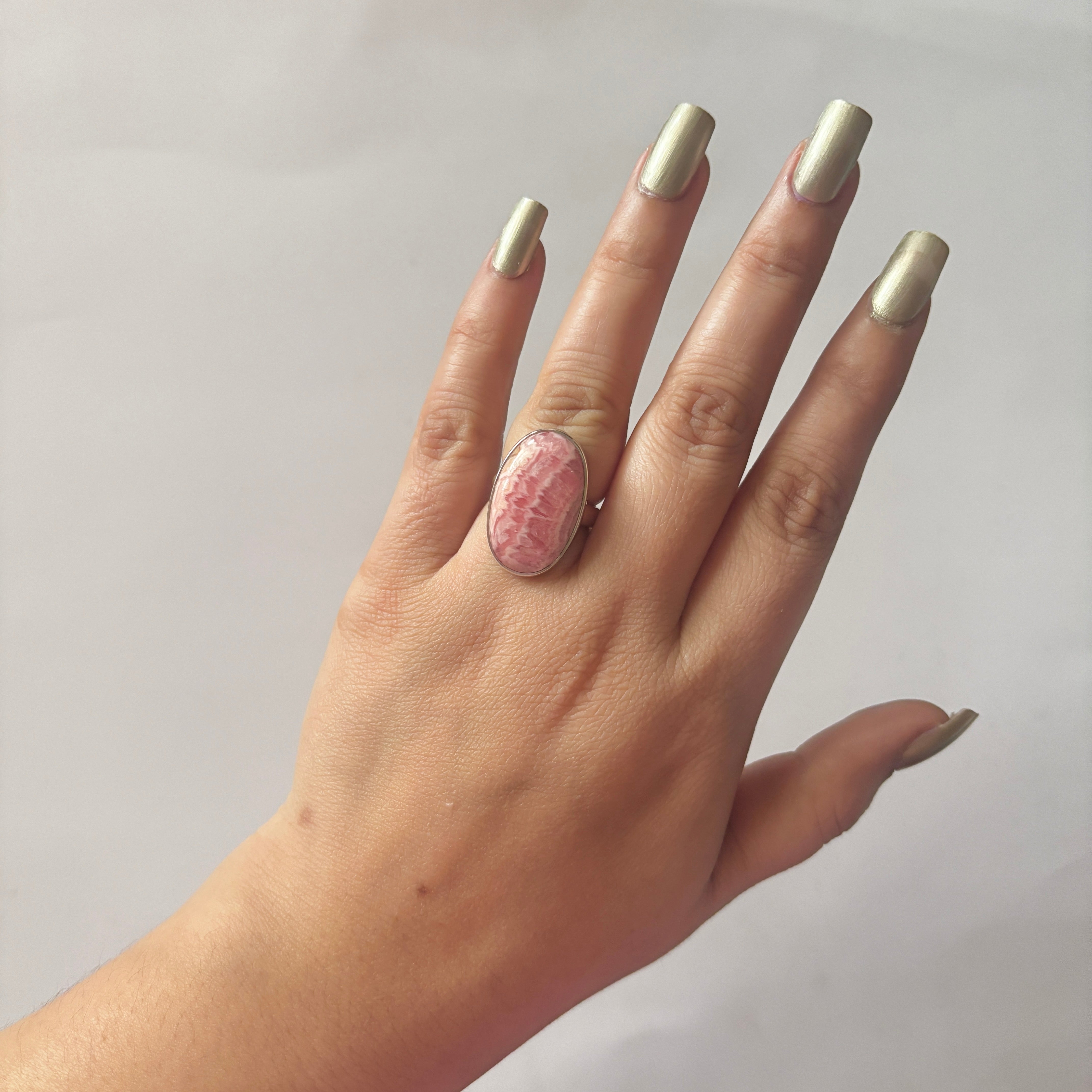 Rhodochrosite Ring-(RDC-2-55)