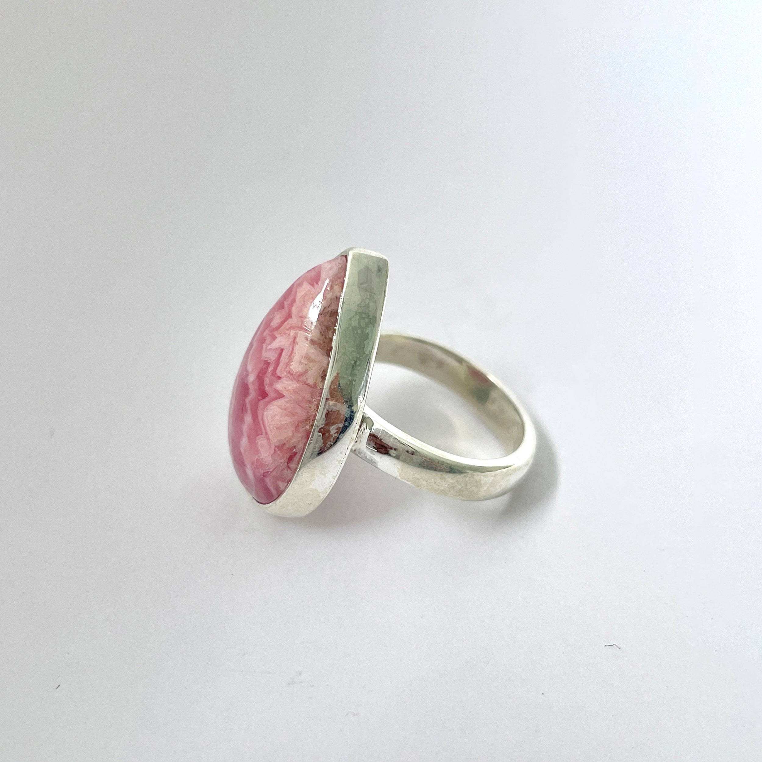 Rhodochrosite Ring-(RDC-2-6)