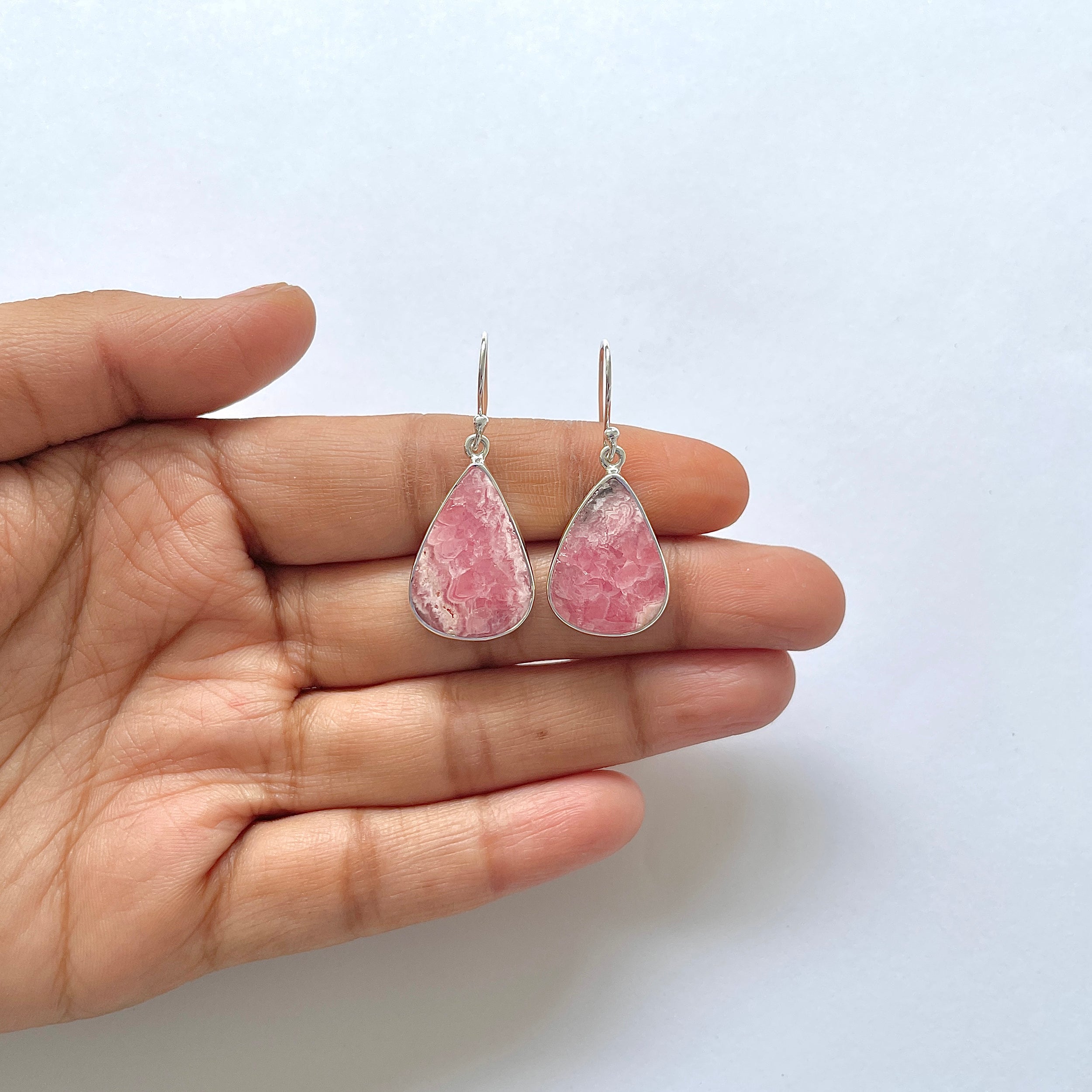 Rhodochrosite Earring-(RDC-3-19)