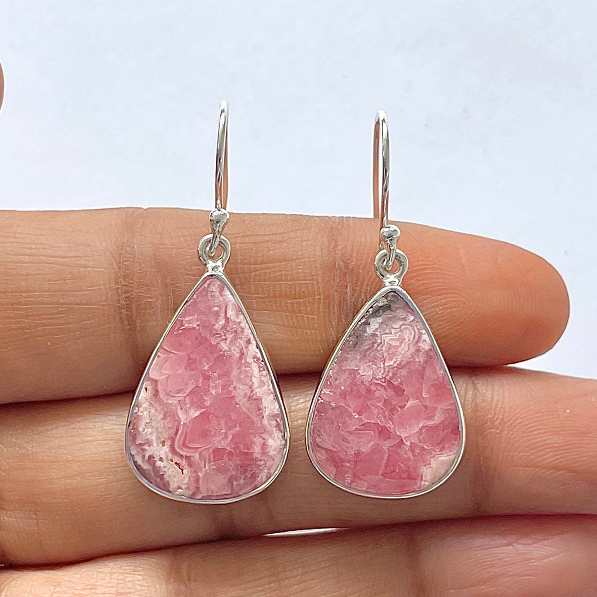 Rhodochrosite Earring-(RDC-3-19)
