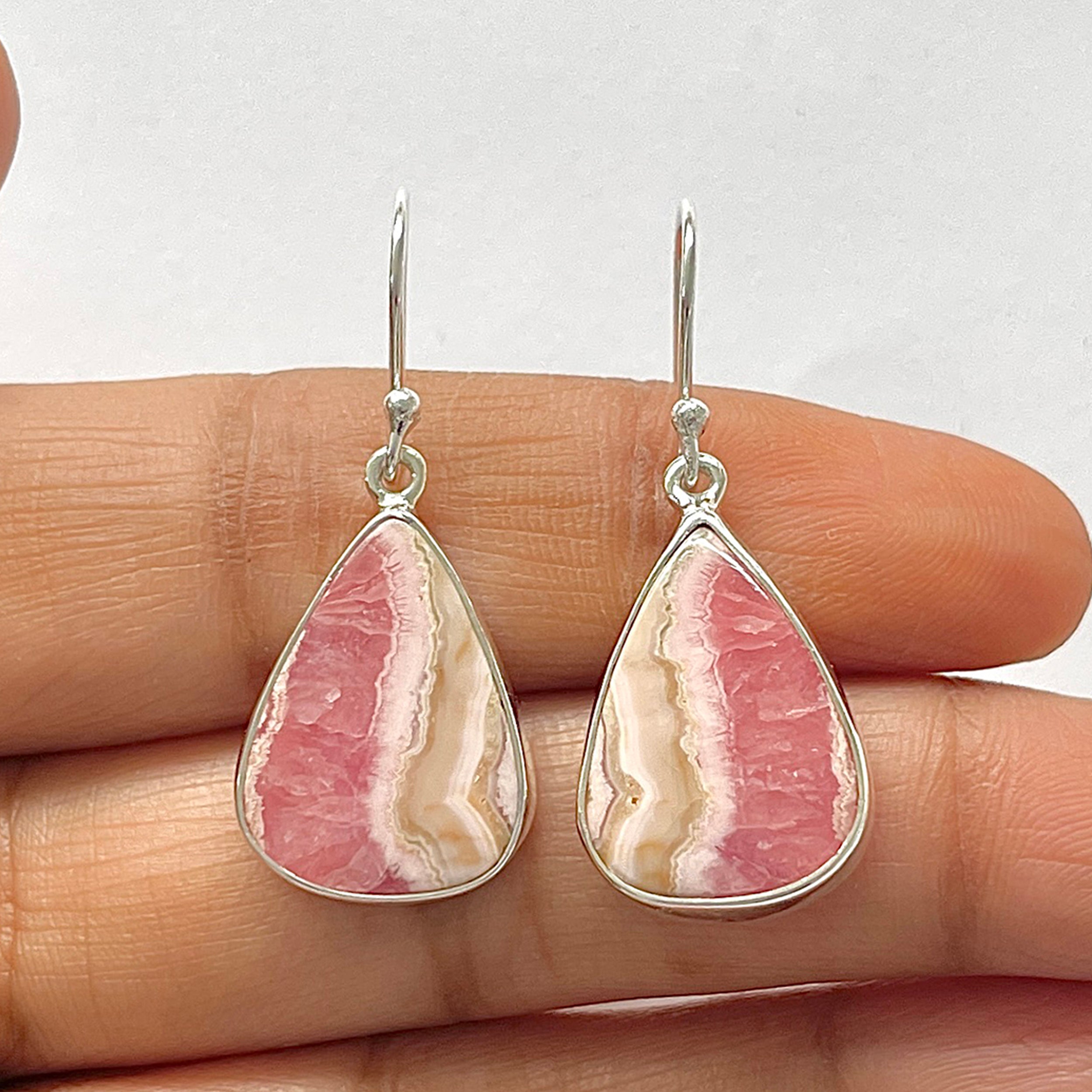 Rhodochrosite Earring-(RDC-3-28)