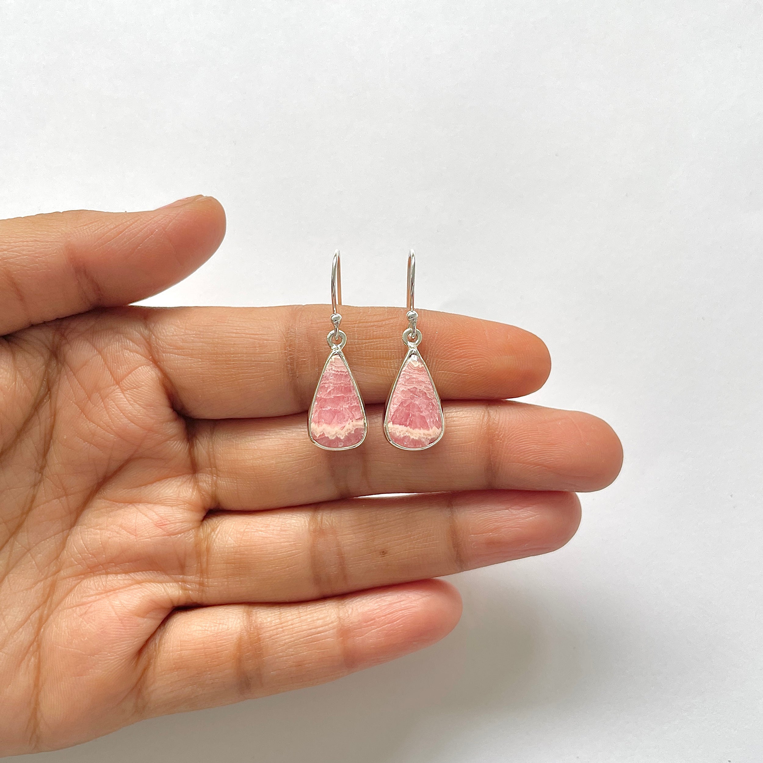 Rhodochrosite Earring-(RDC-3-31)