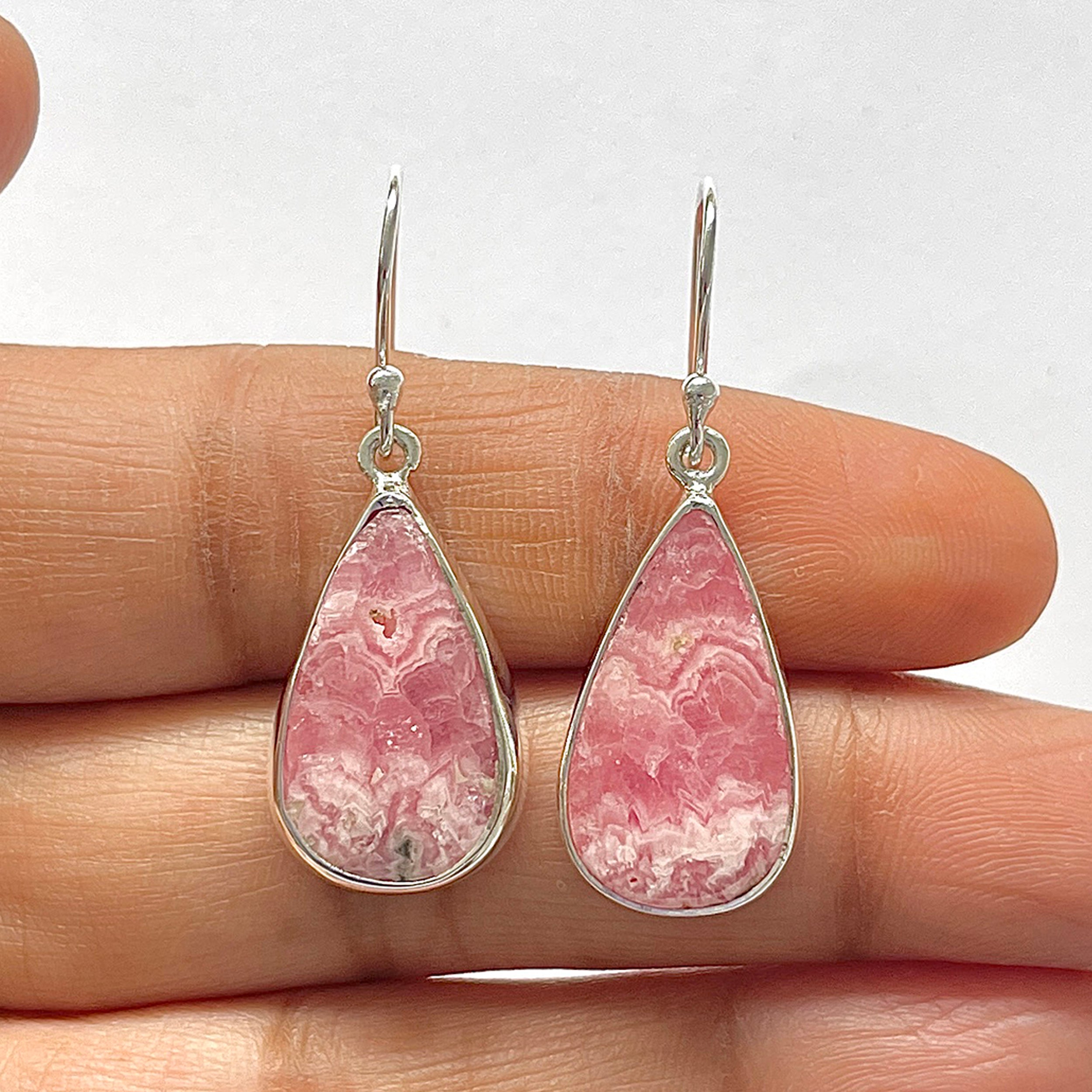 Rhodochrosite Earring-(RDC-3-33)