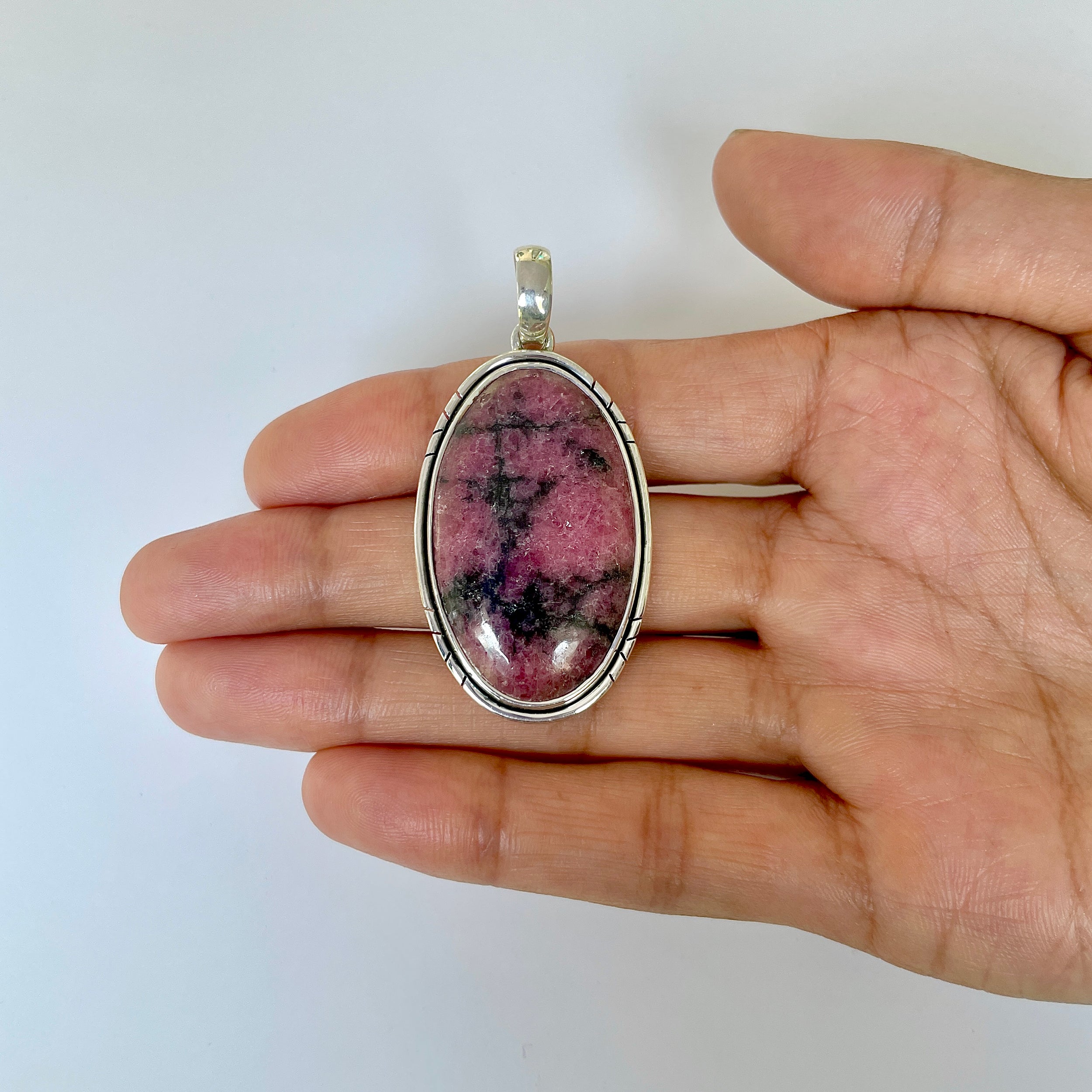 Rhodonite Pendant-(RDN-1-16)