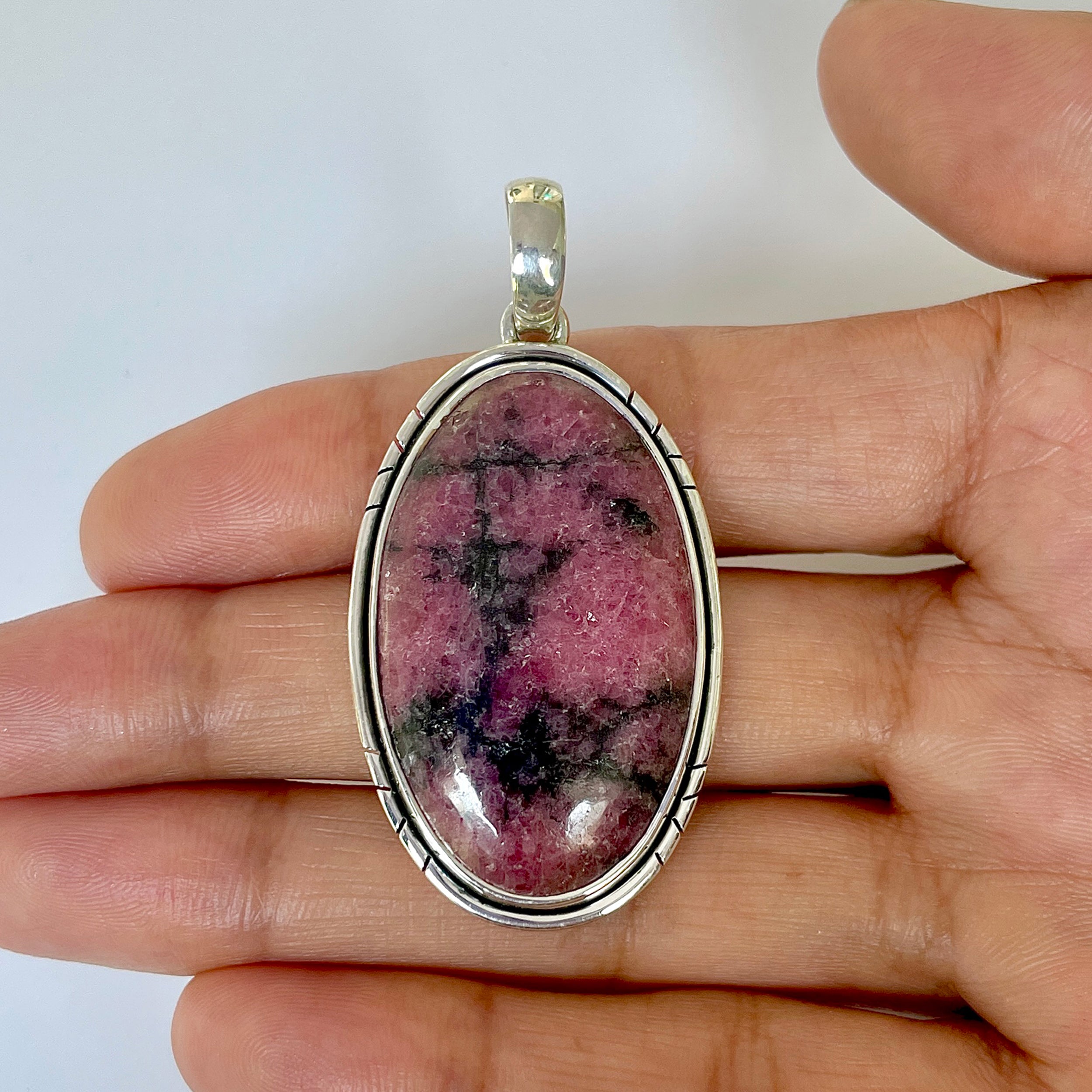Rhodonite Pendant-(RDN-1-16)