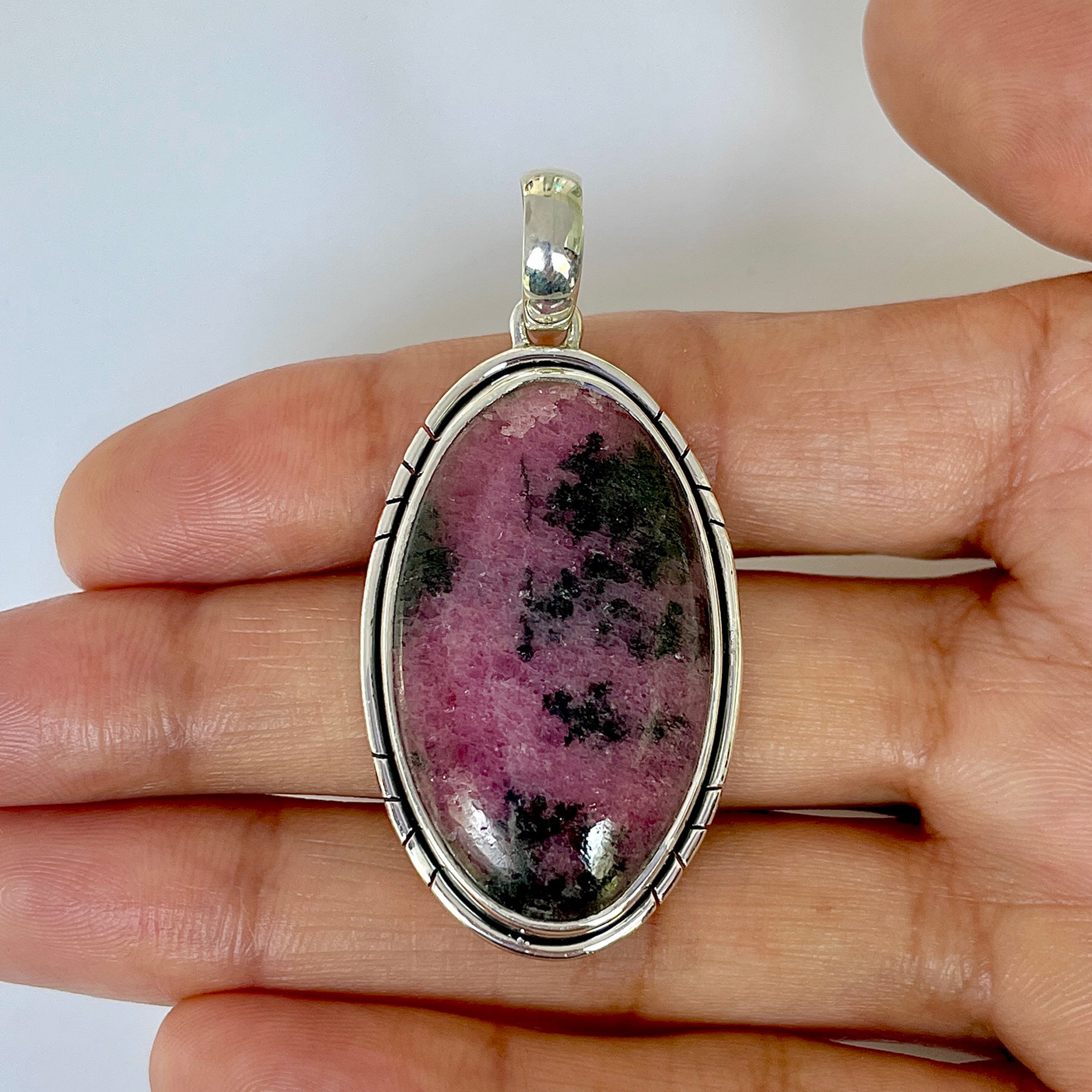 Rhodonite Pendant-(RDN-1-3)