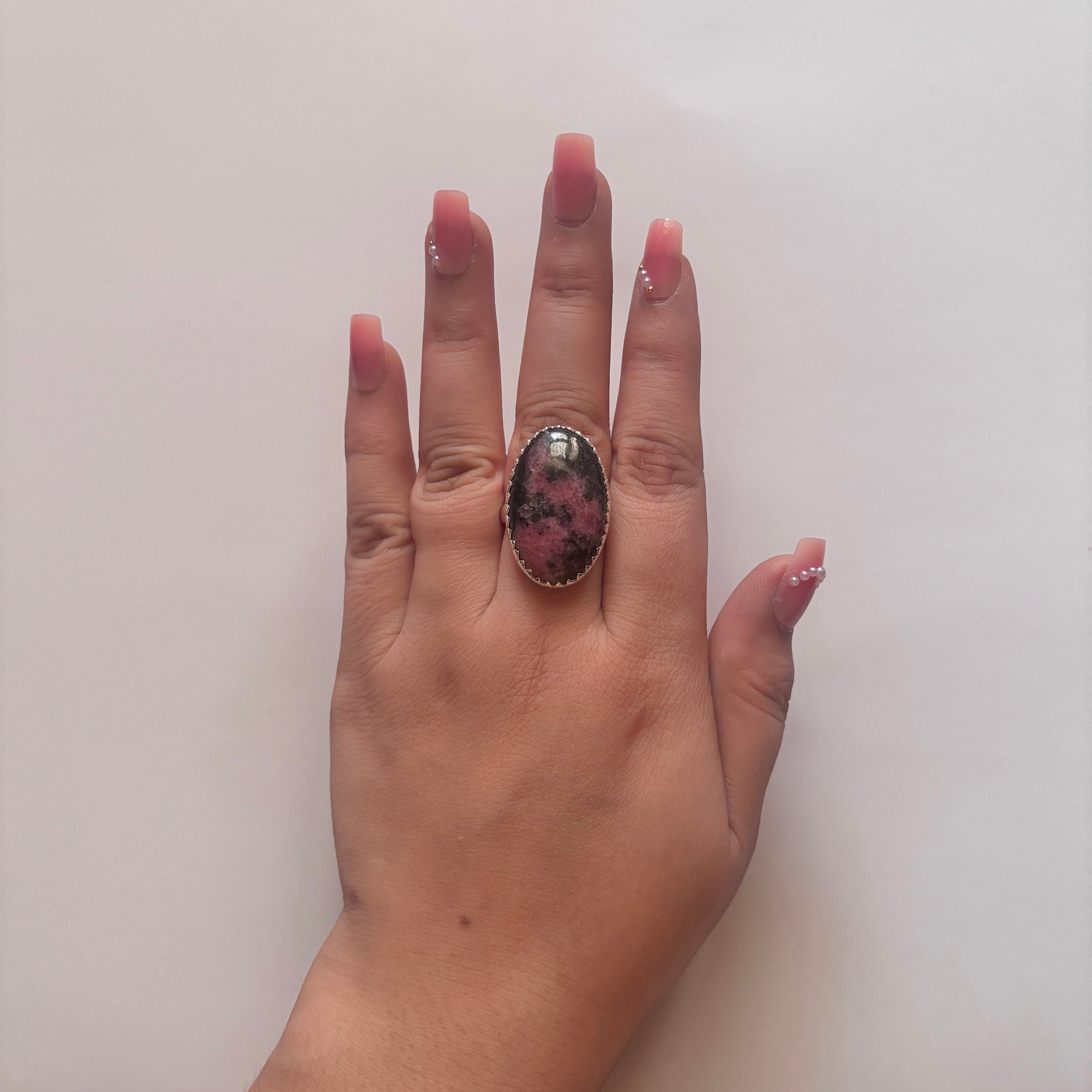 Rhodonite Ring-(RDN-2-2)