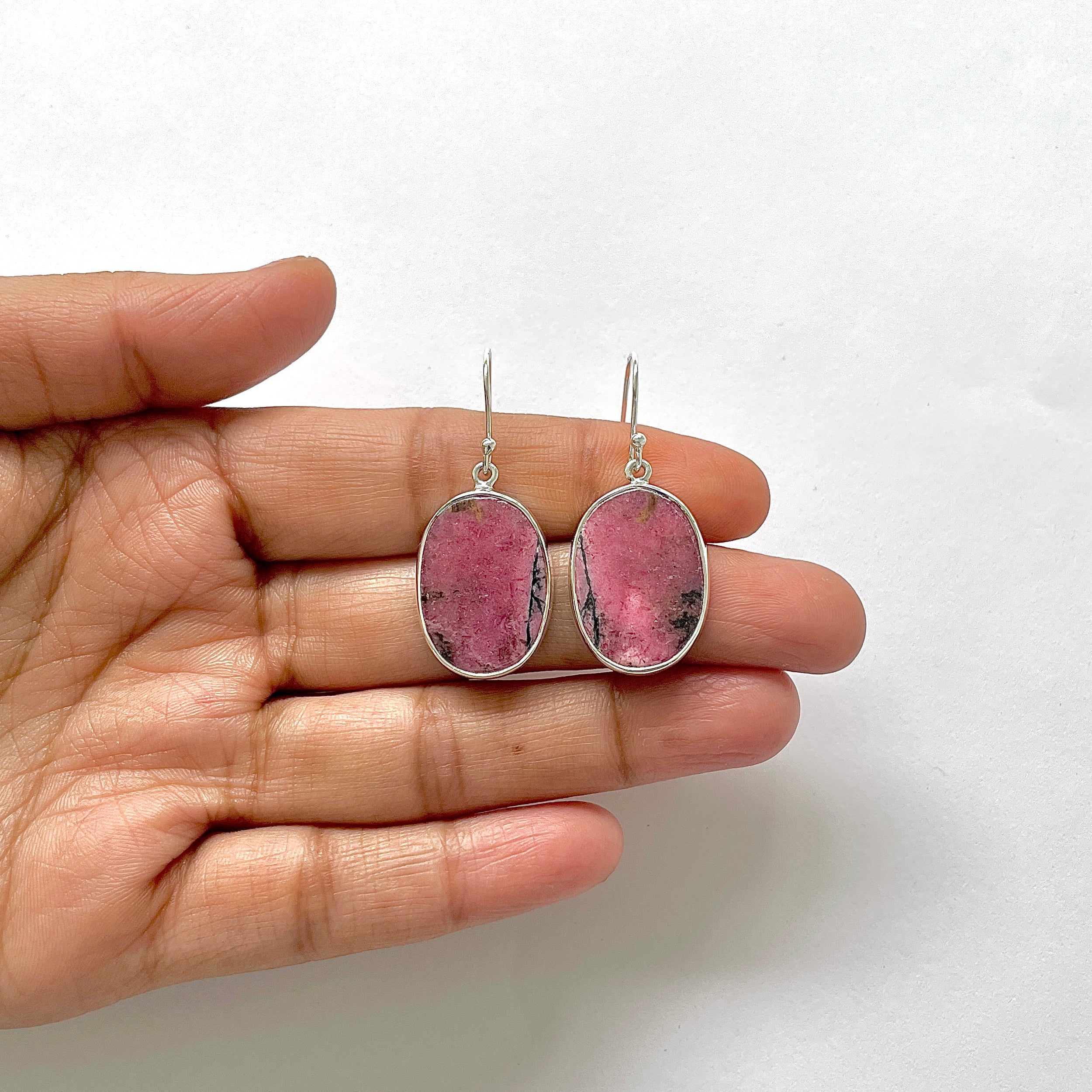 Rhodonite Earring-(RDN-3-1)