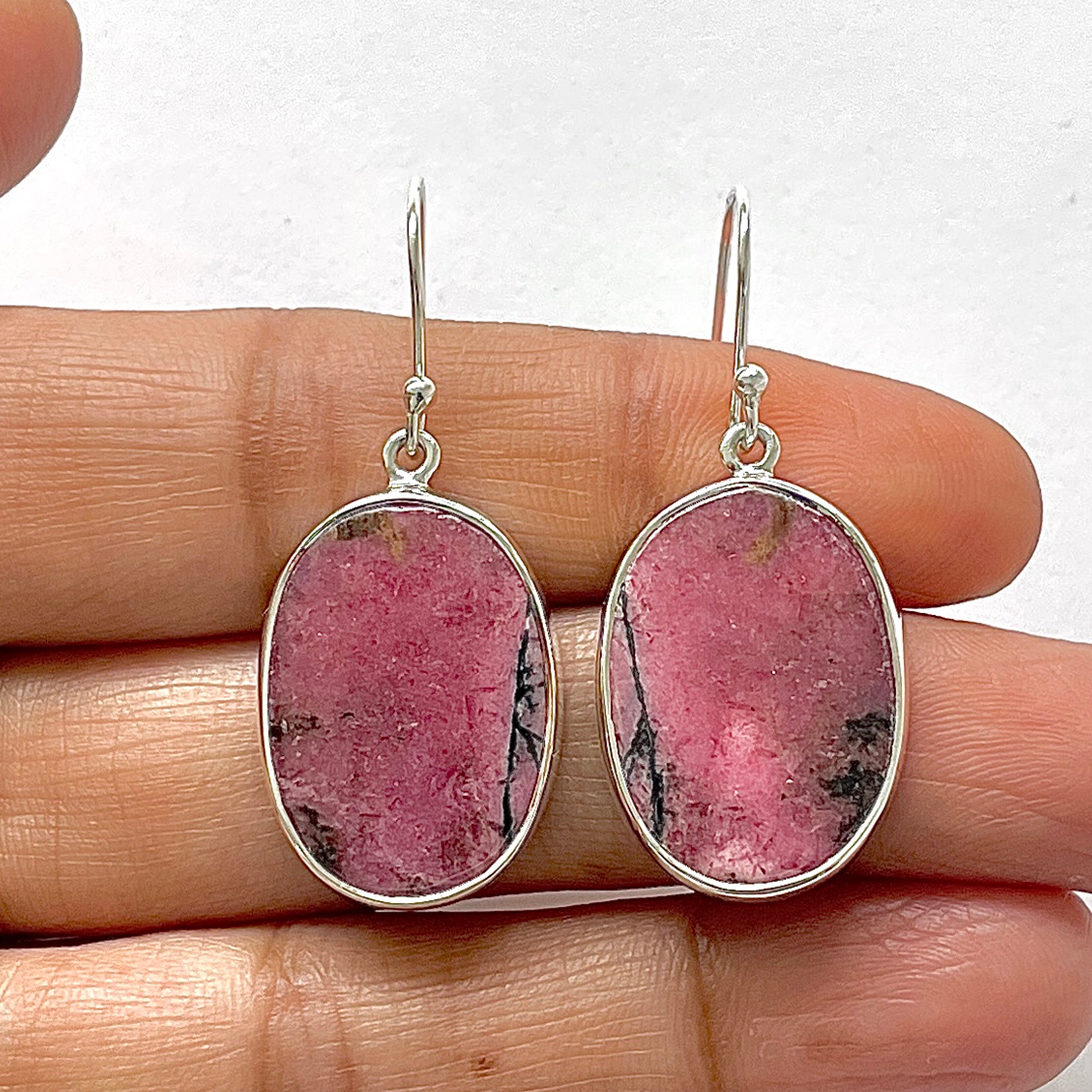 Rhodonite Earring-(RDN-3-1)
