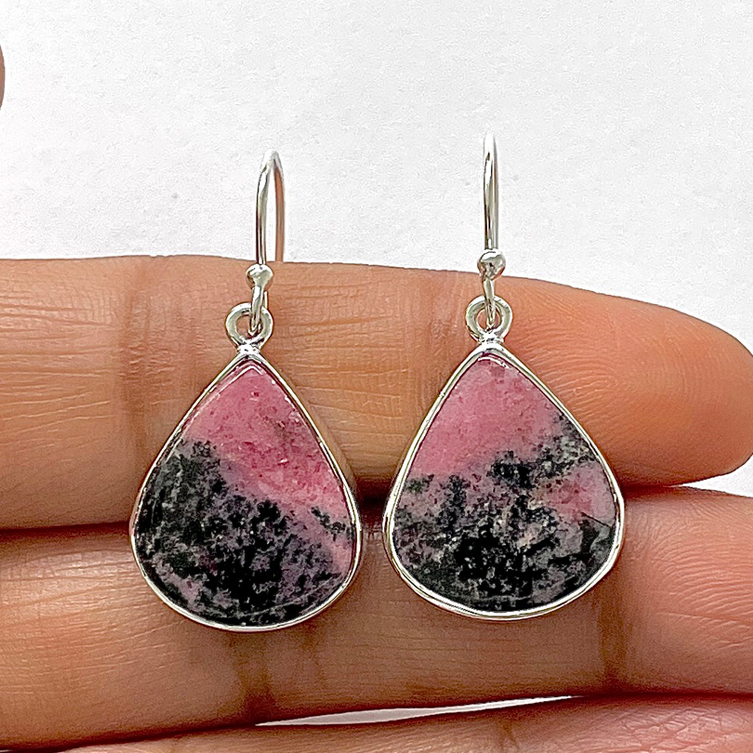 Rhodonite Earring-(RDN-3-11)