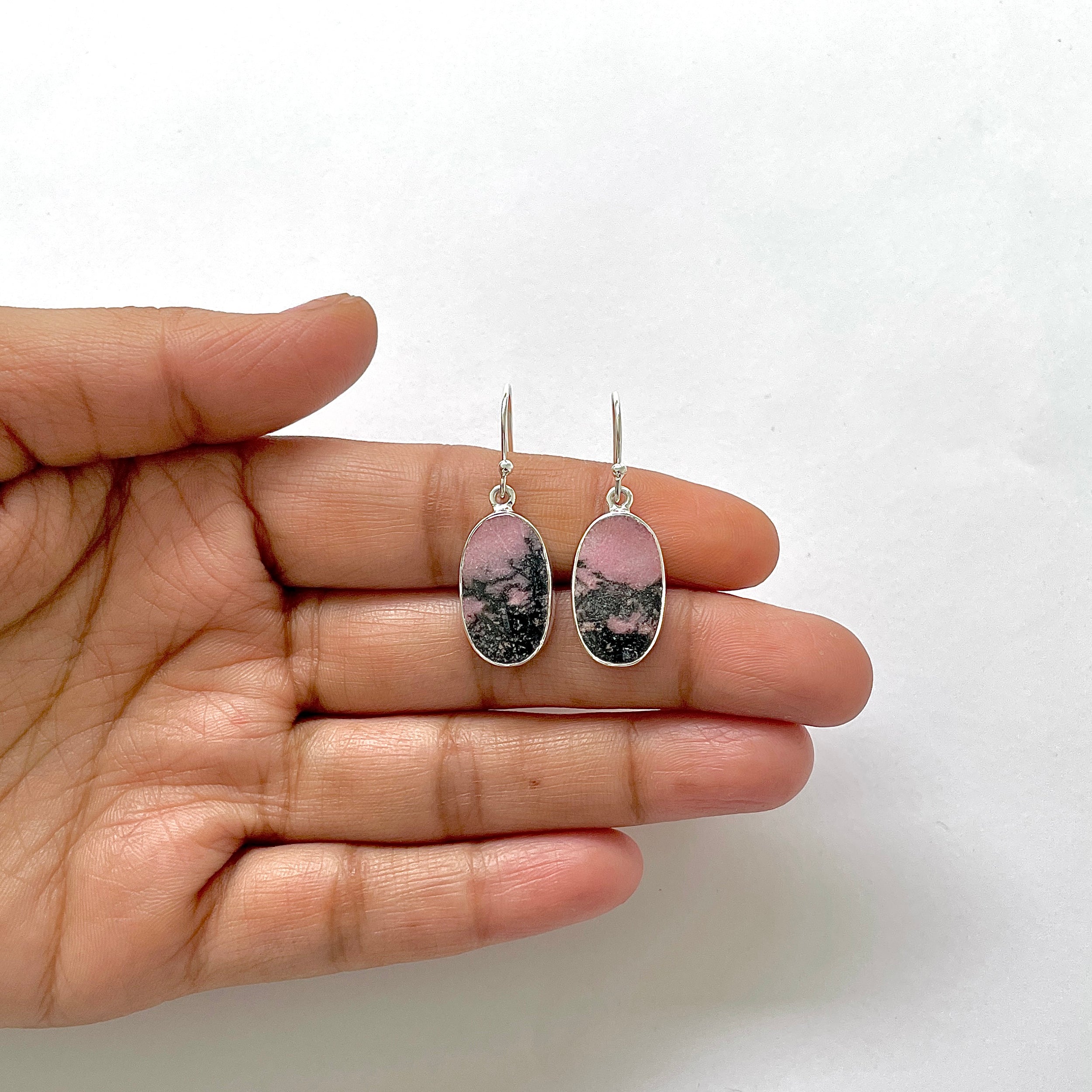 Rhodonite Earring-(RDN-3-12)