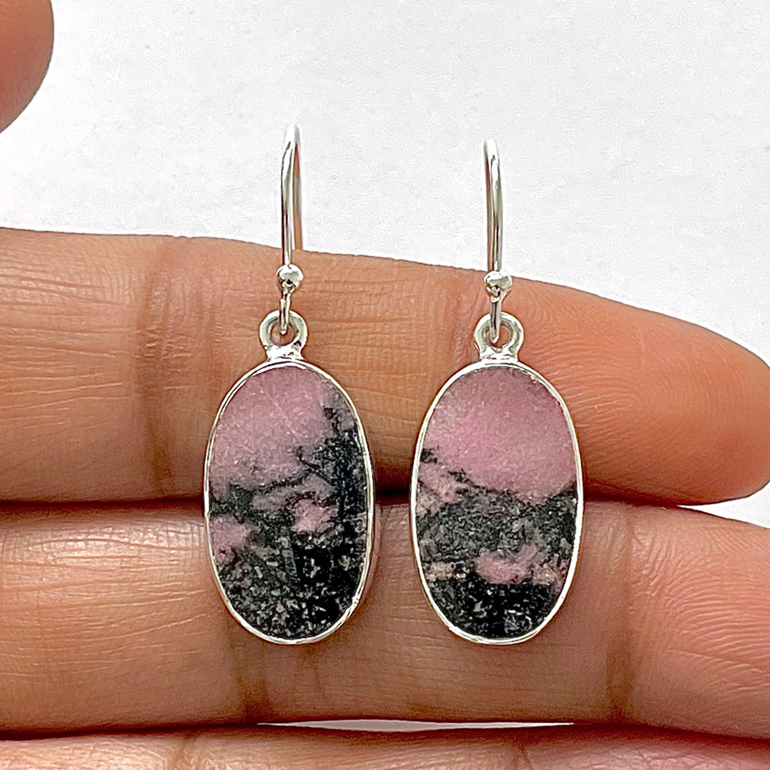 Rhodonite Earring-(RDN-3-12)