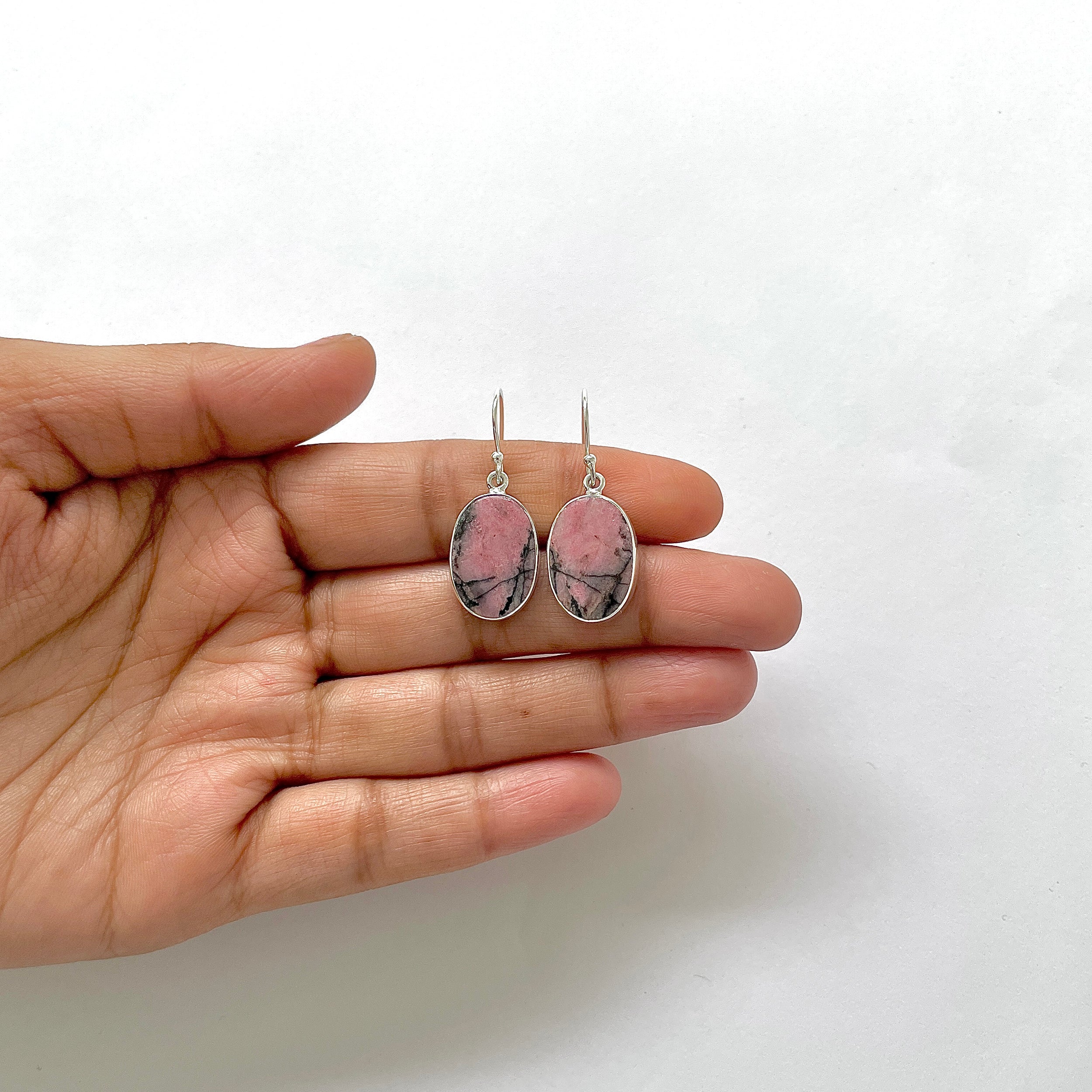 Rhodonite Earring-(RDN-3-13)