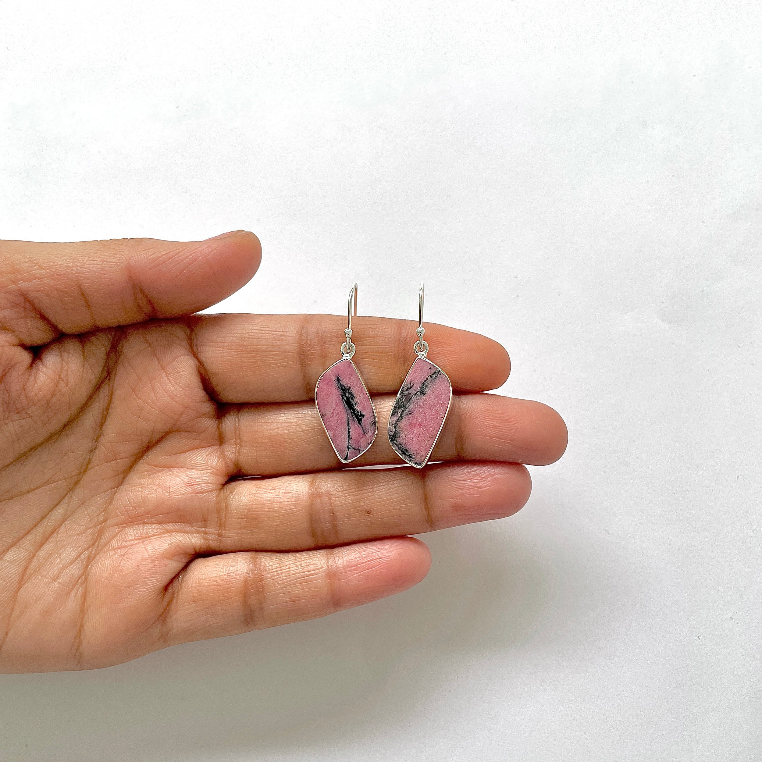 Rhodonite Earring-(RDN-3-3)