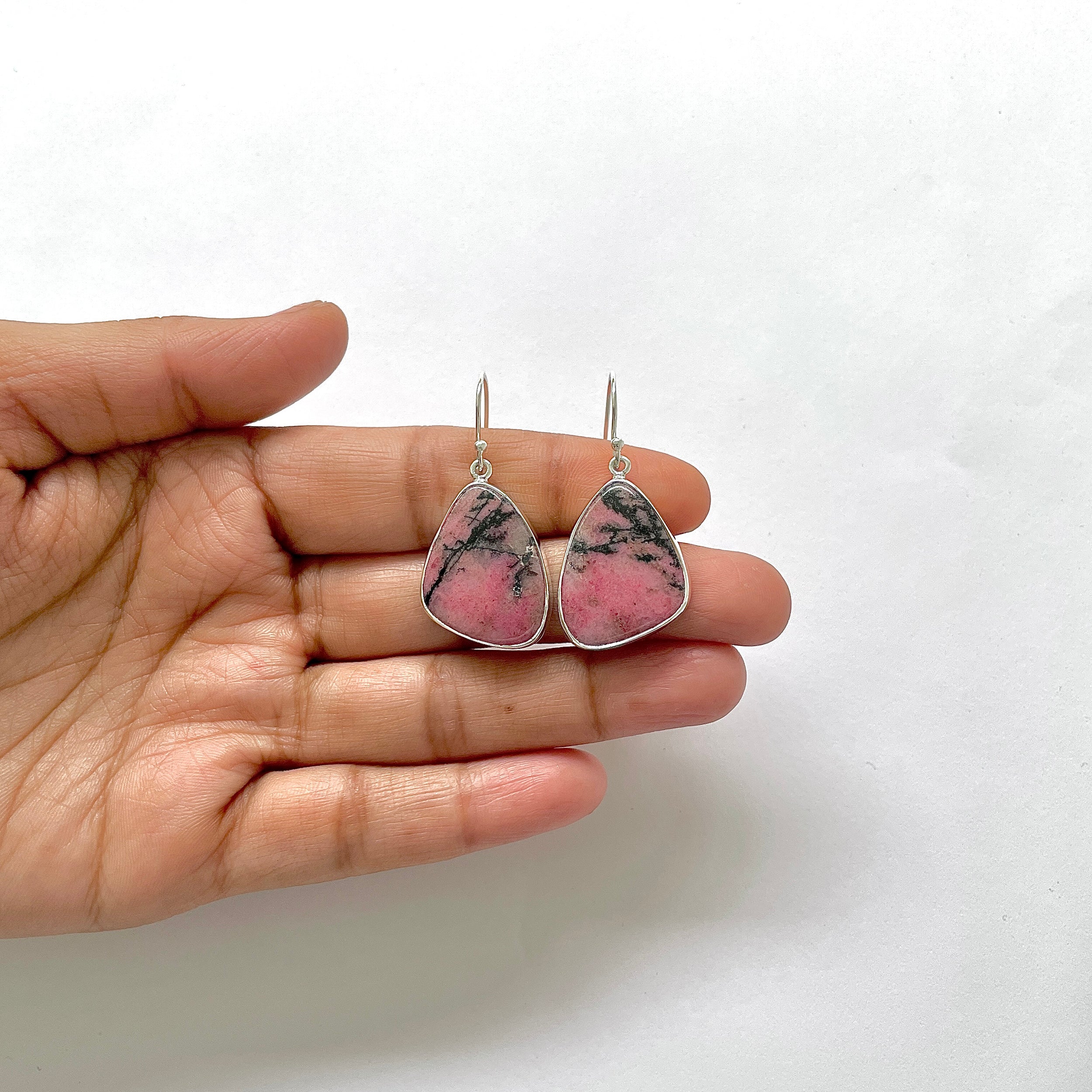 Rhodonite Earring-(RDN-3-5)