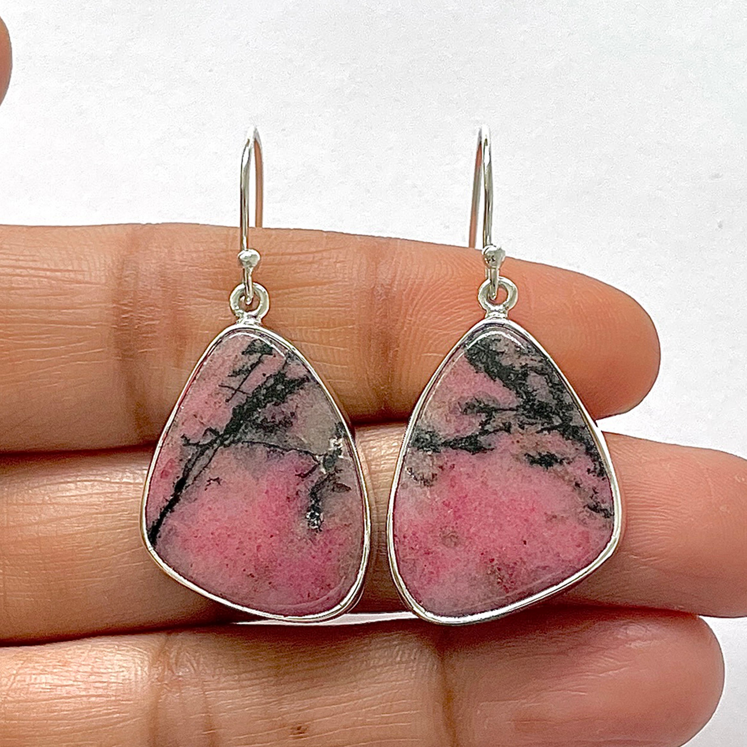 Rhodonite Earring-(RDN-3-5)