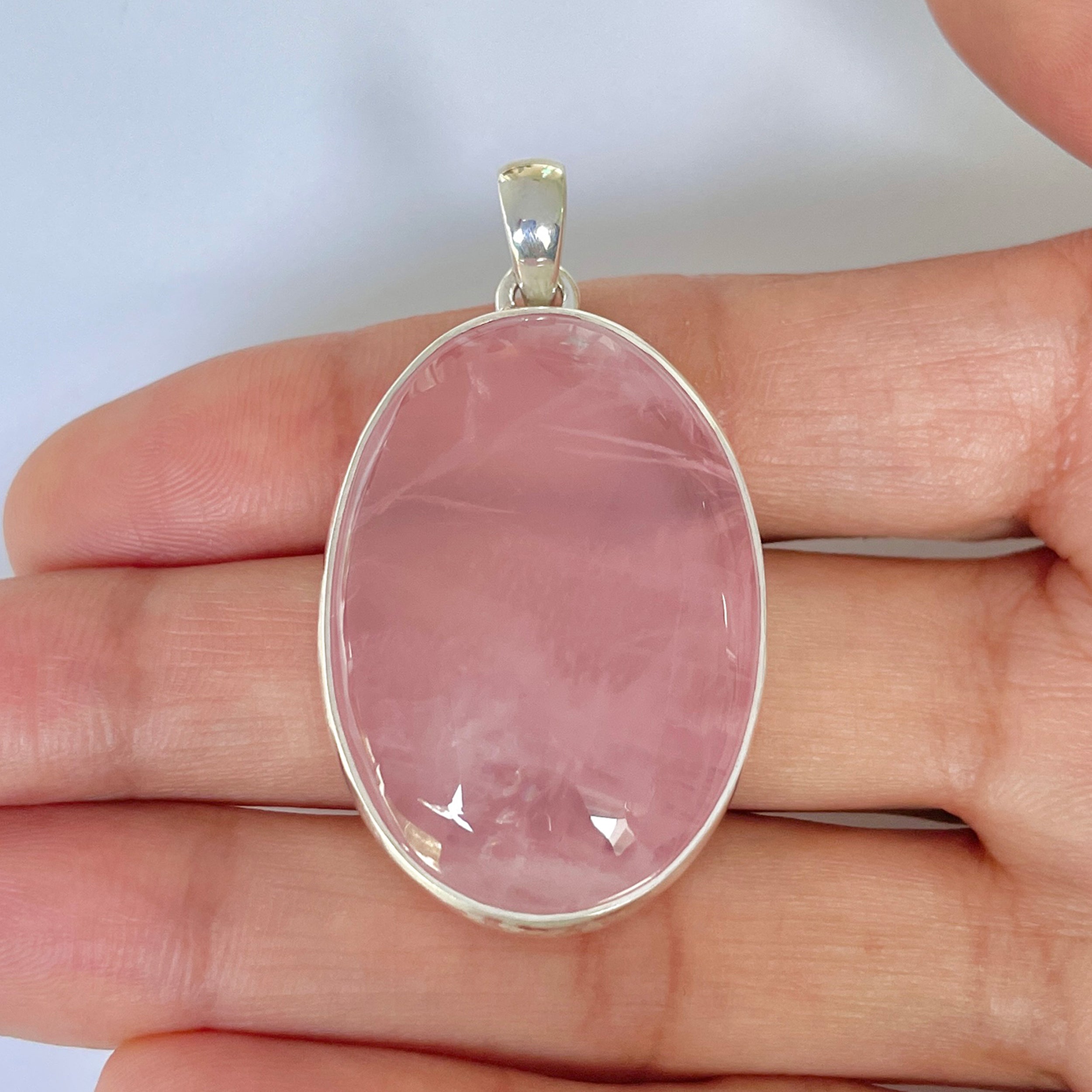 Rose Quartz Pendant-(RSQ-1-10)
