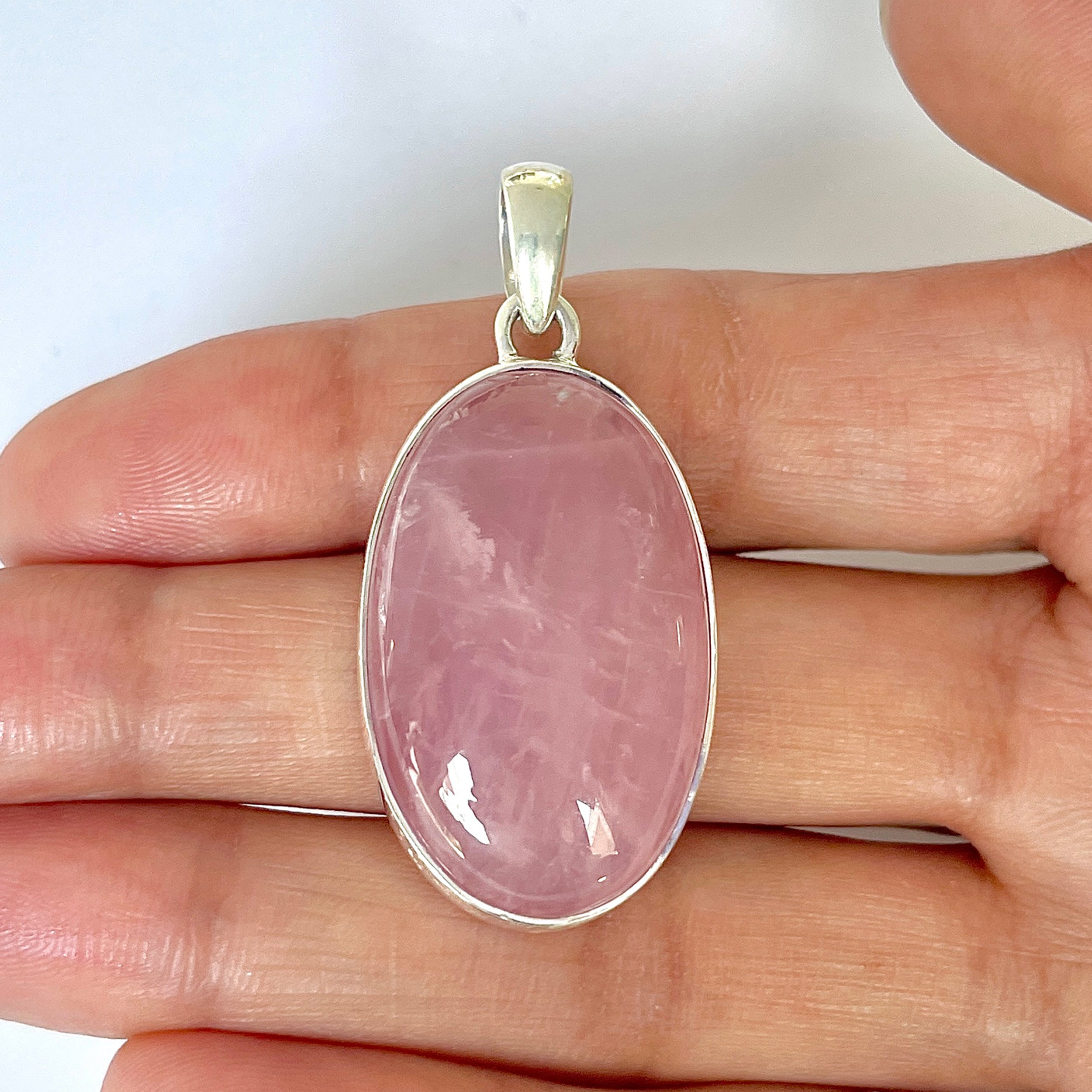 Rose Quartz Pendant-(RSQ-1-106)