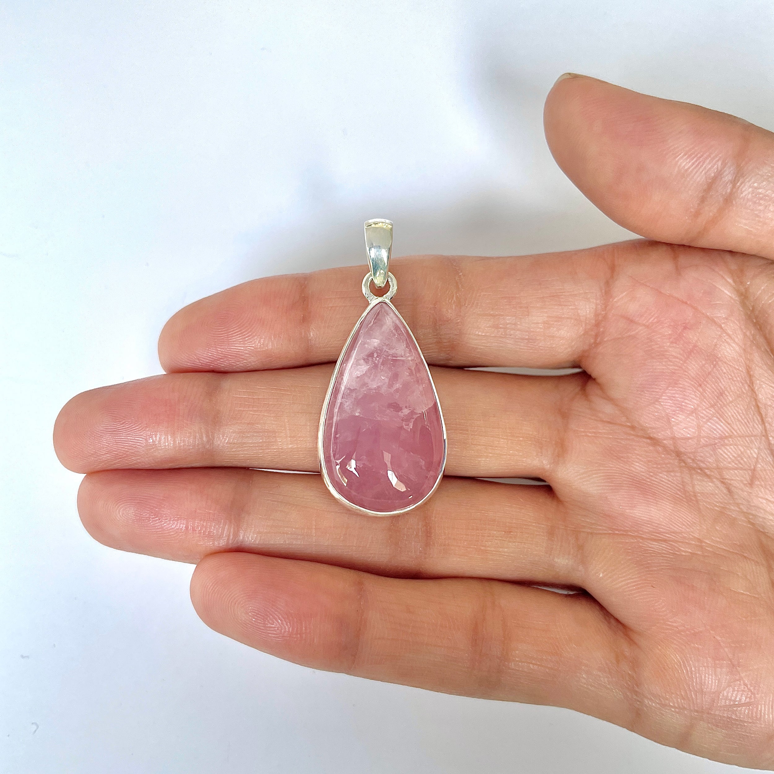 Rose Quartz Pendant-(RSQ-1-109)