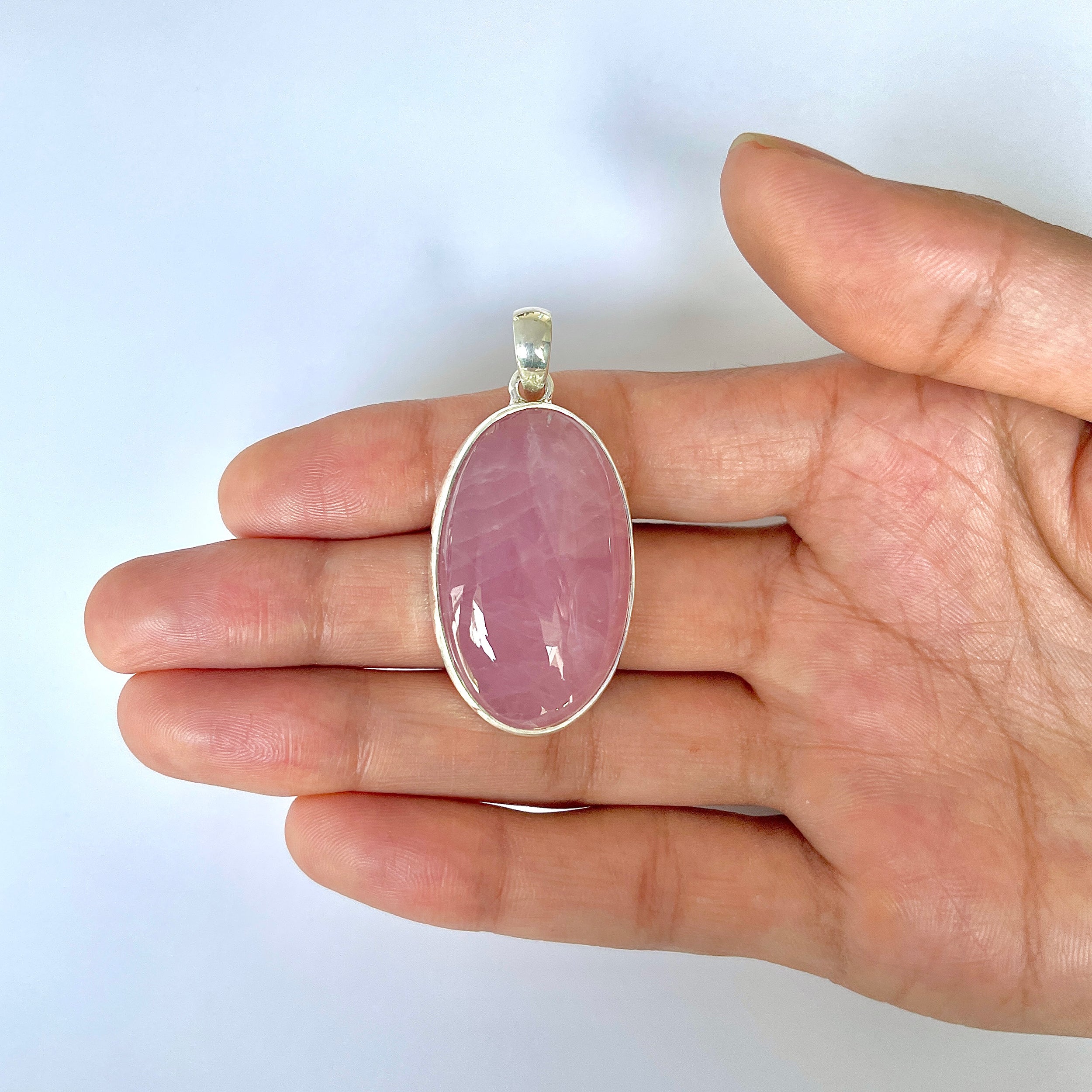 Rose Quartz Pendant-(RSQ-1-110)
