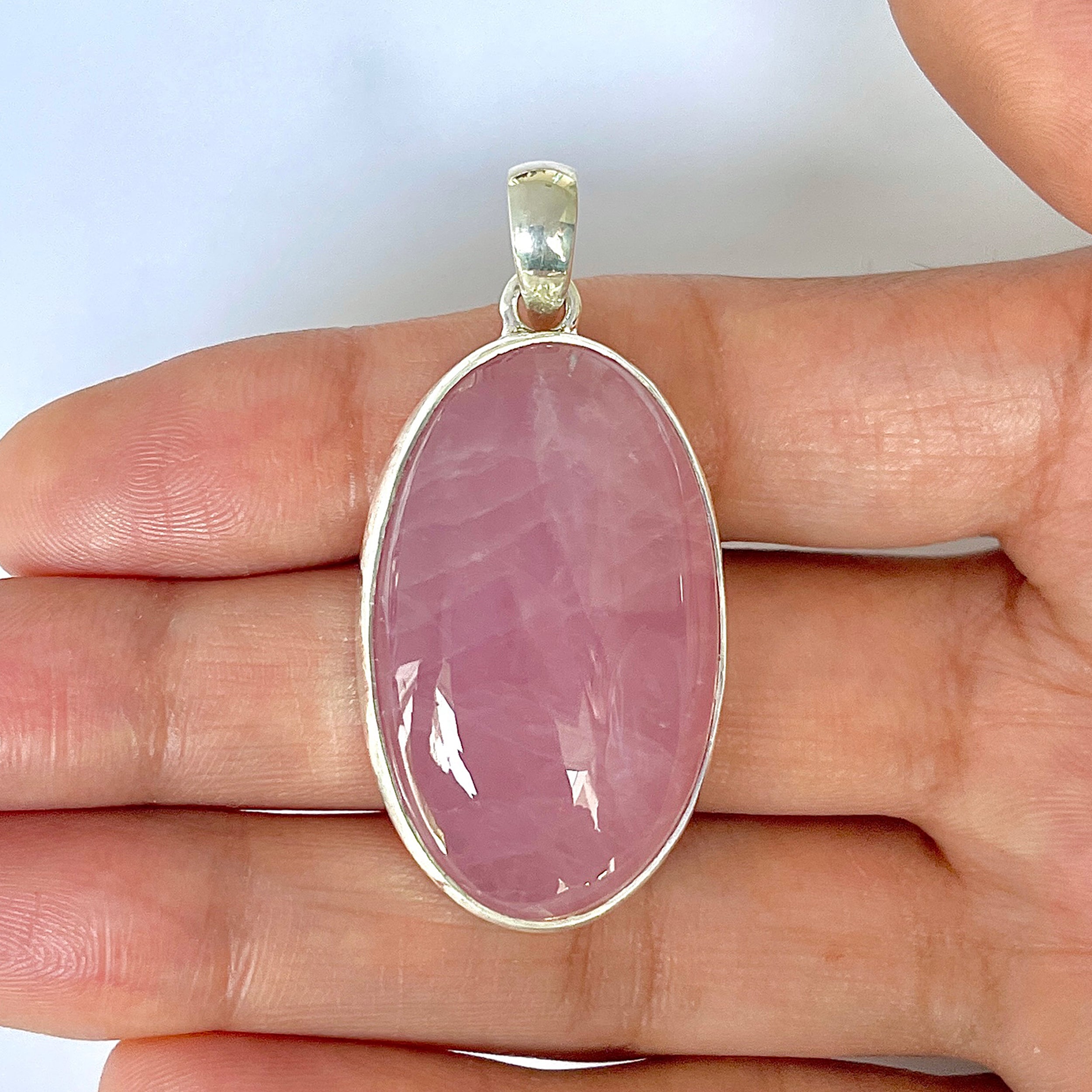Rose Quartz Pendant-(RSQ-1-110)