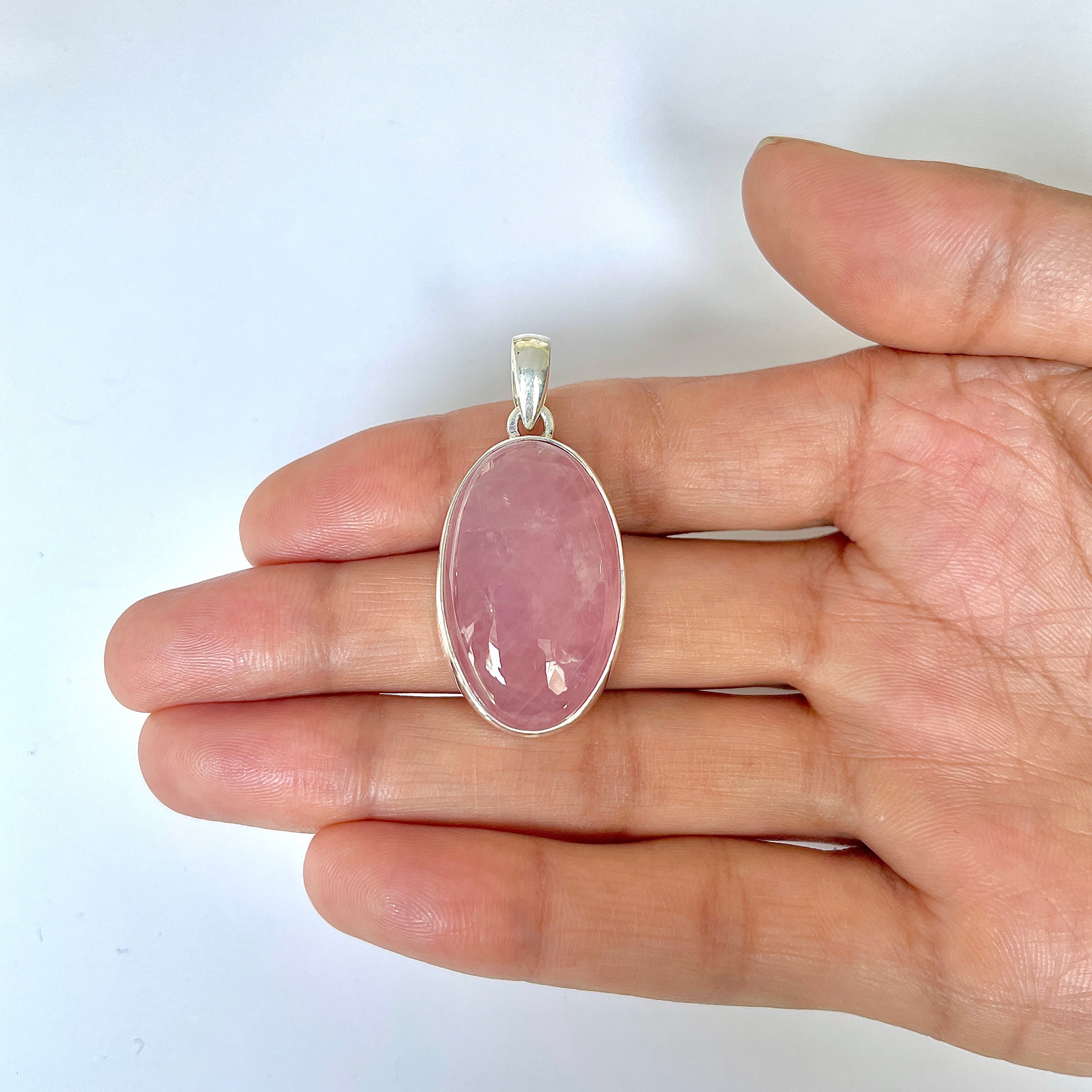 Rose Quartz Pendant-(RSQ-1-119)