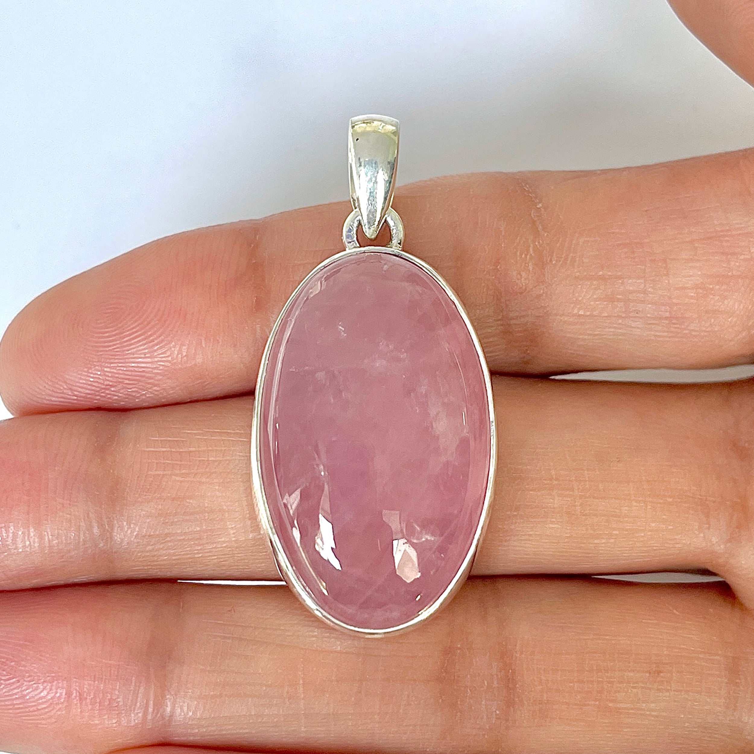 Rose Quartz Pendant-(RSQ-1-119)