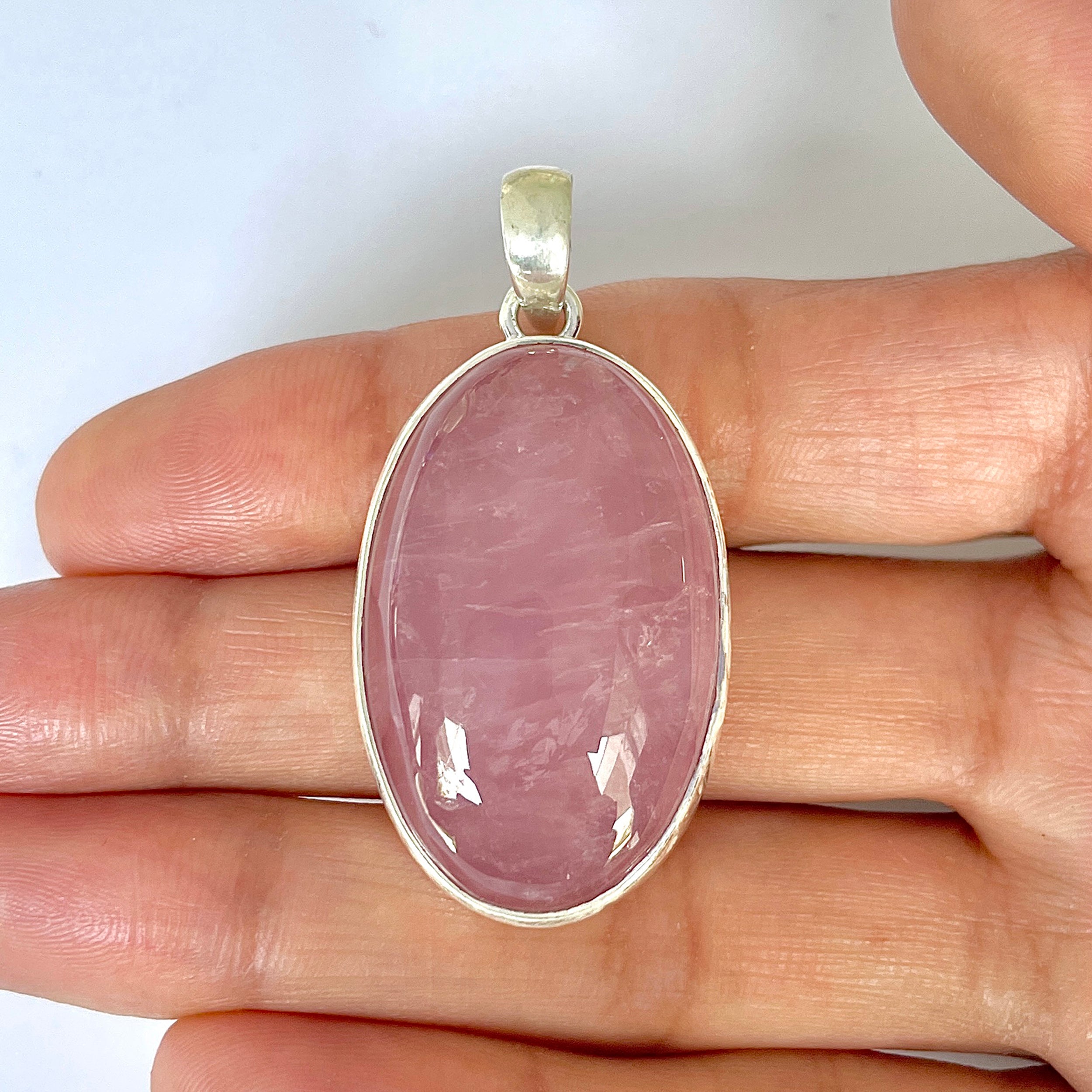 Rose Quartz Pendant-(RSQ-1-123)