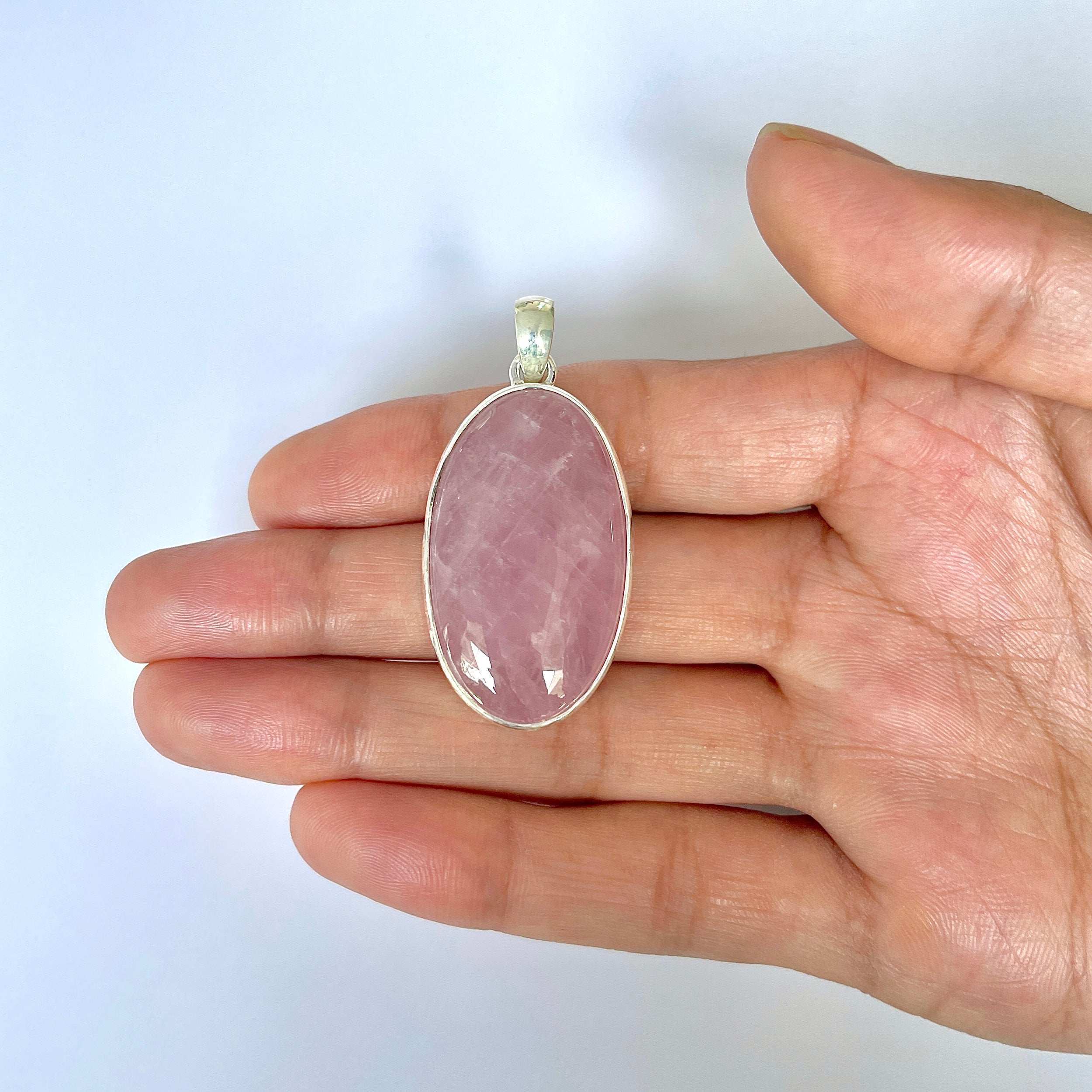 Rose Quartz Pendant-(RSQ-1-126)