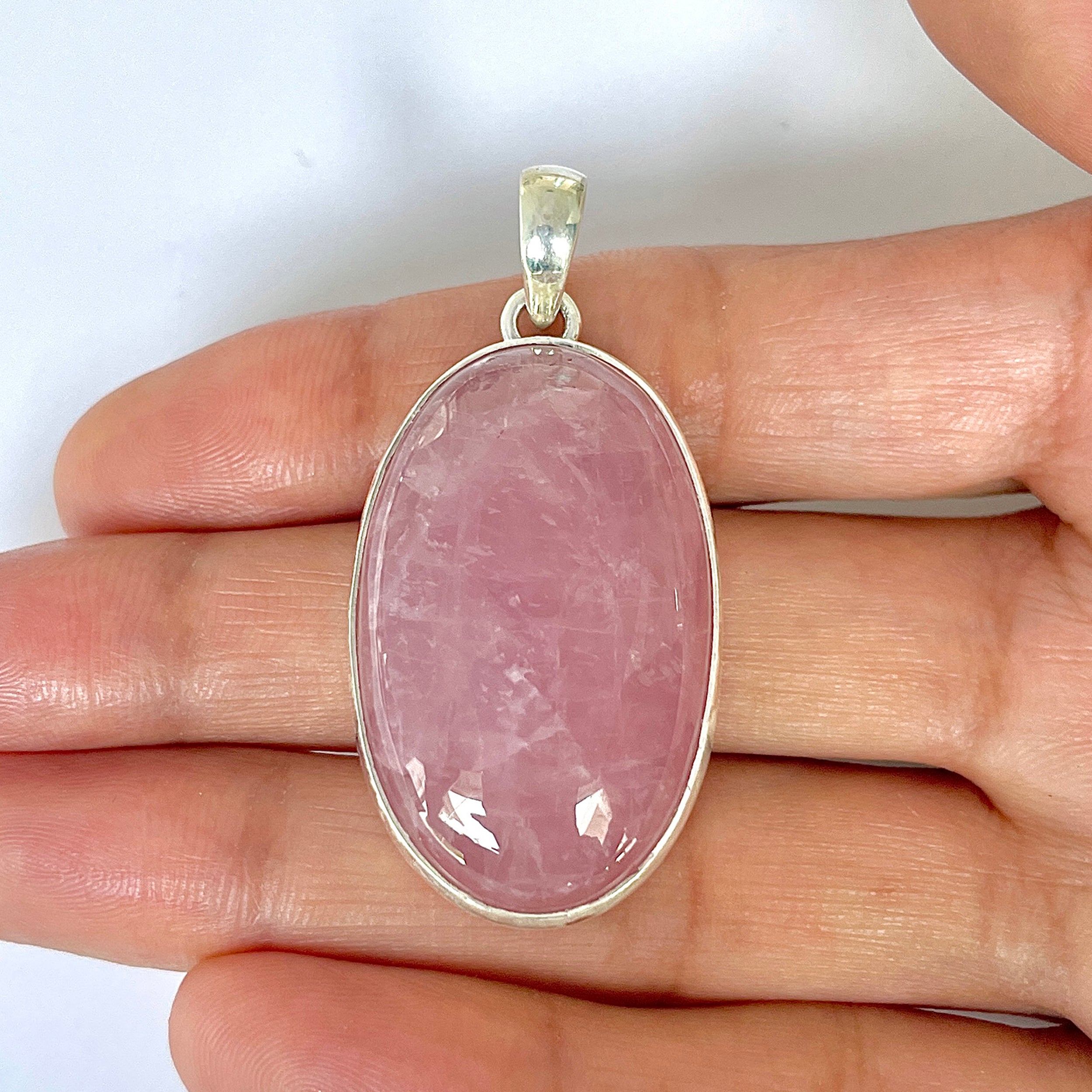 Rose Quartz Pendant-(RSQ-1-129)