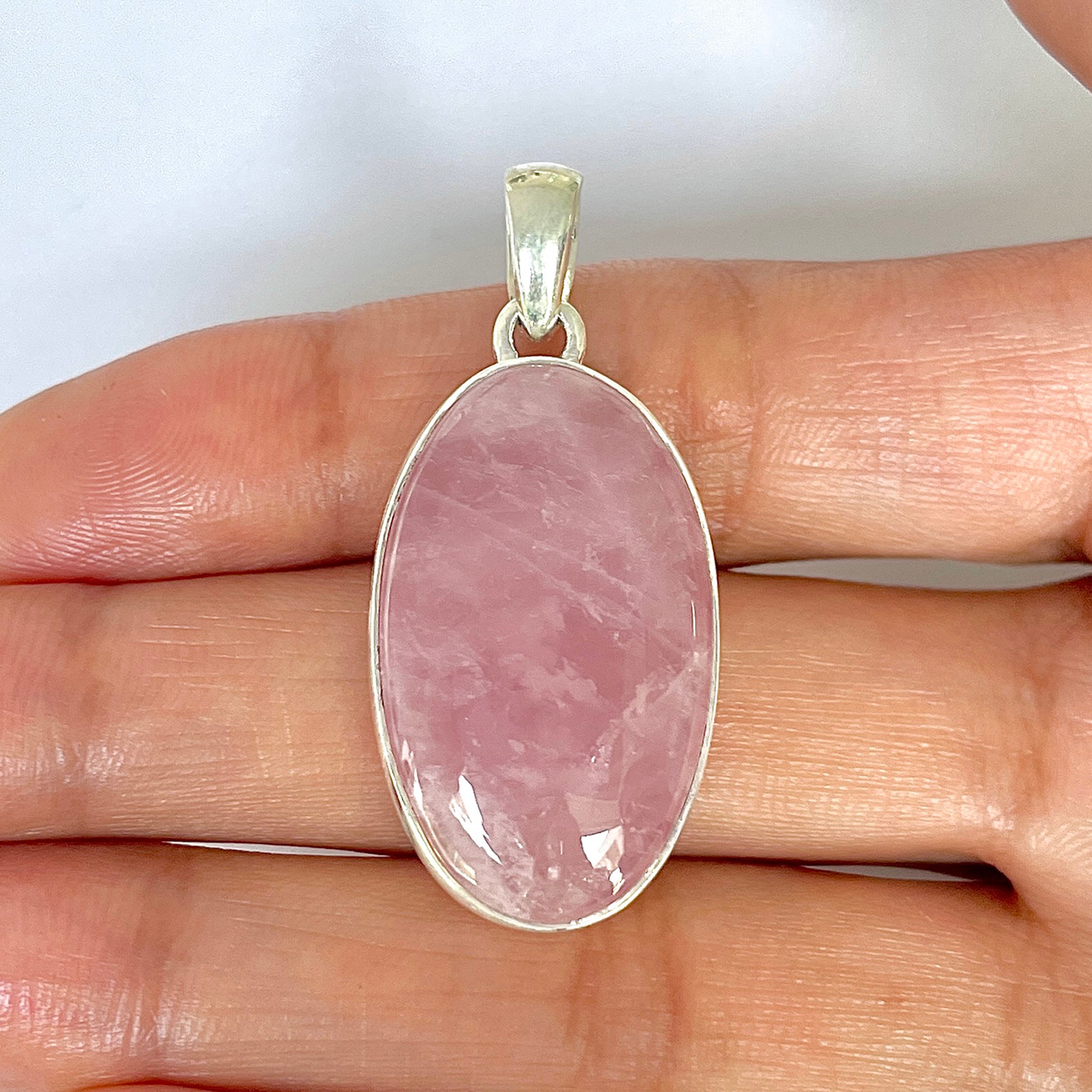 Rose Quartz Pendant-(RSQ-1-134)