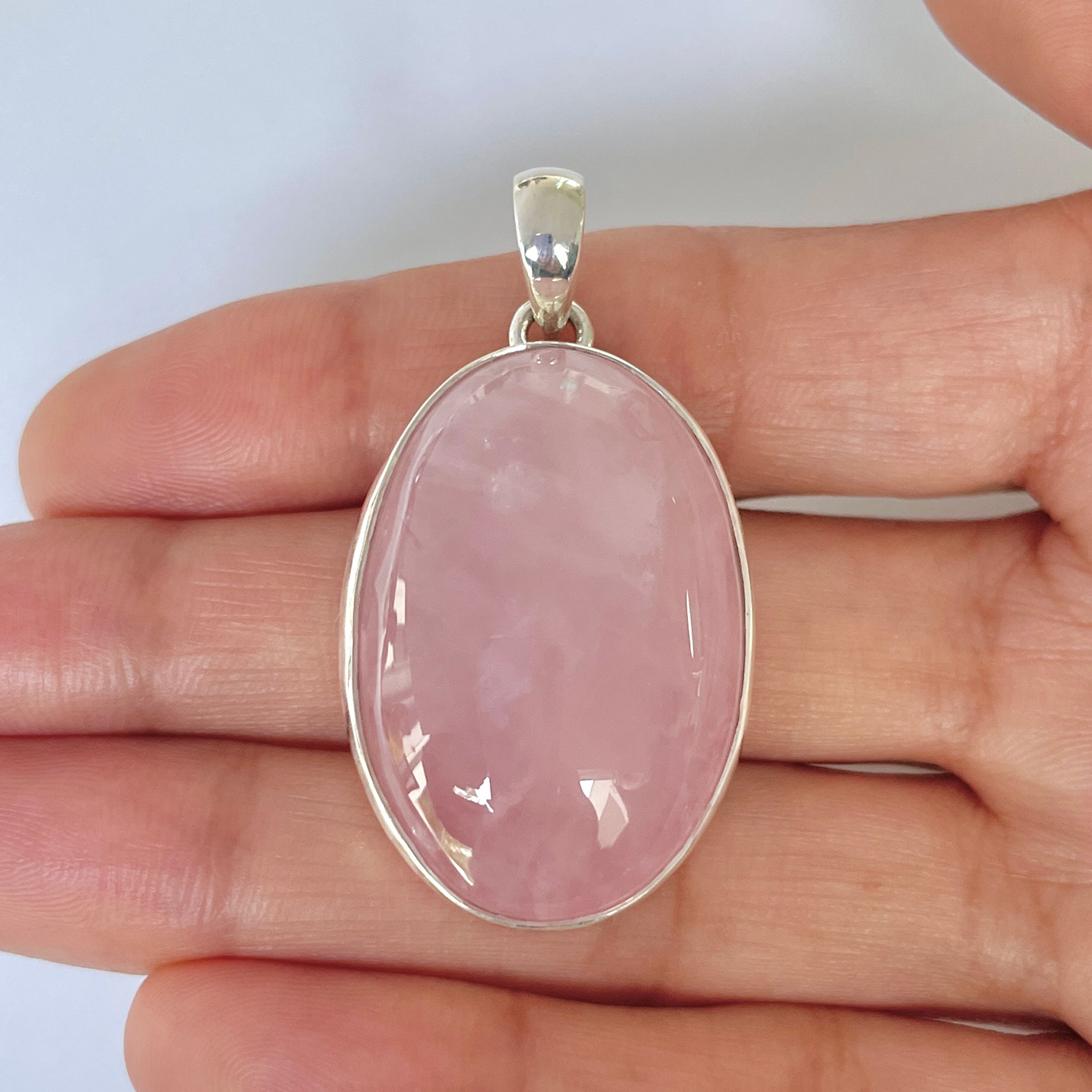 Rose Quartz Pendant-(RSQ-1-15)