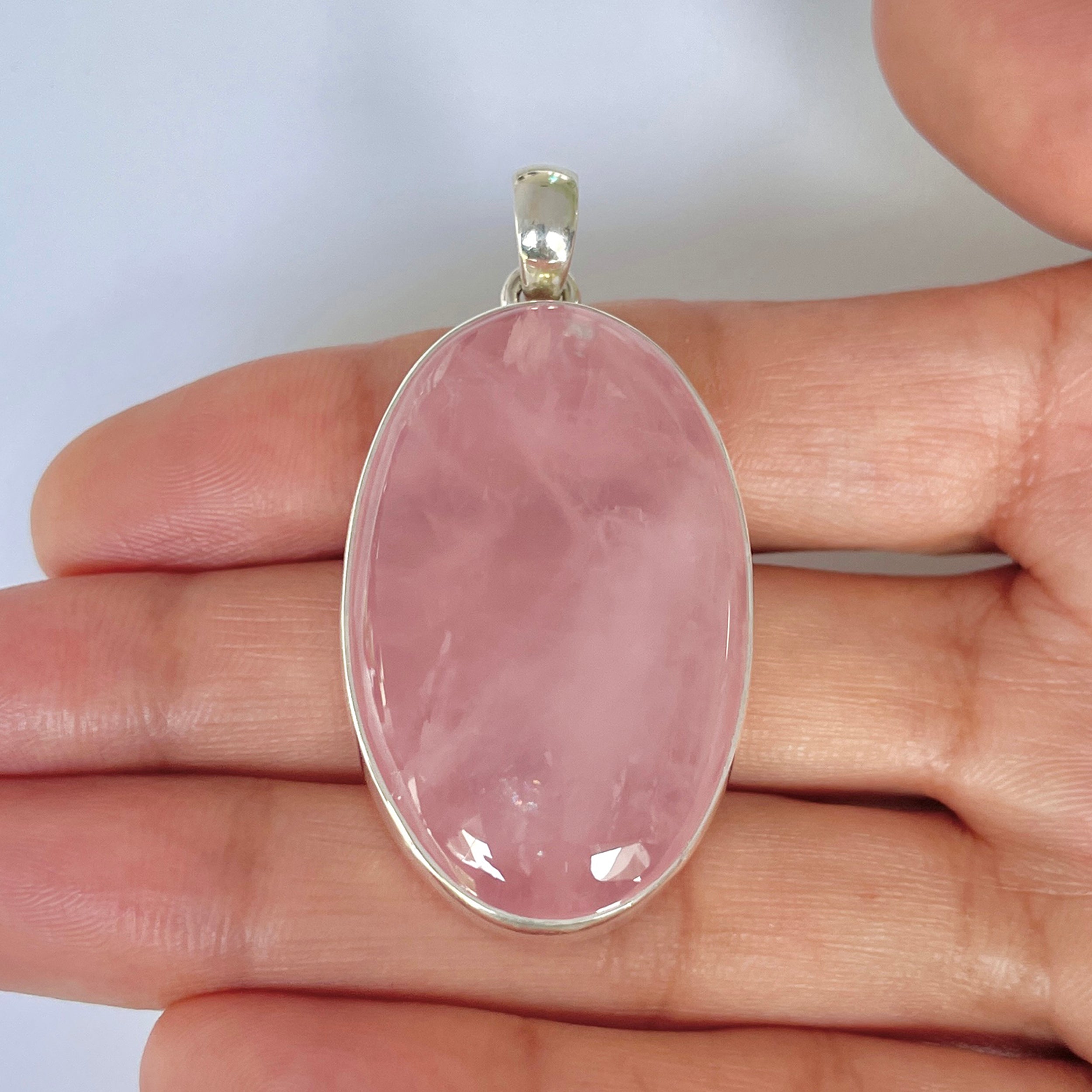 Rose Quartz Pendant-(RSQ-1-21)