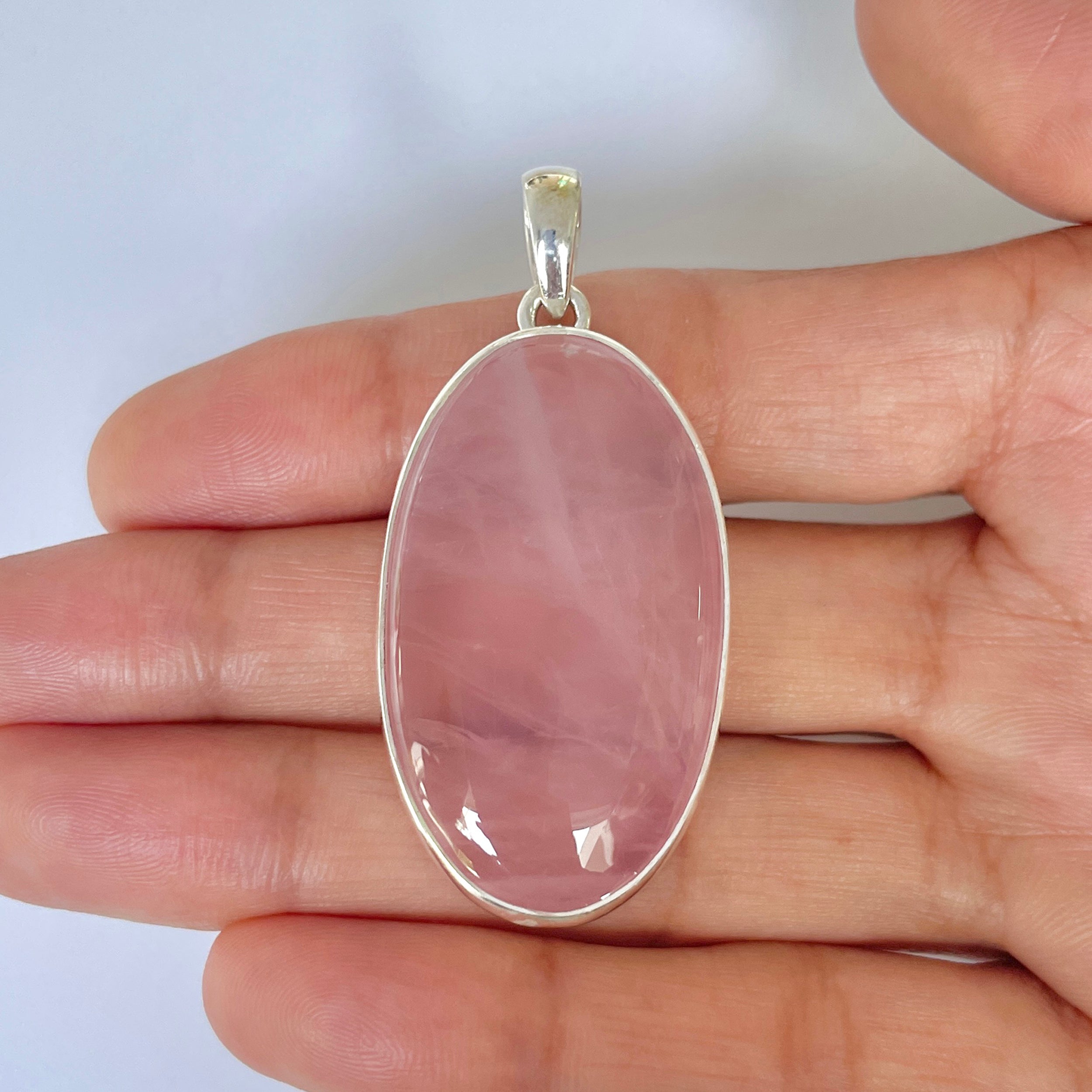 Rose Quartz Pendant-(RSQ-1-23)
