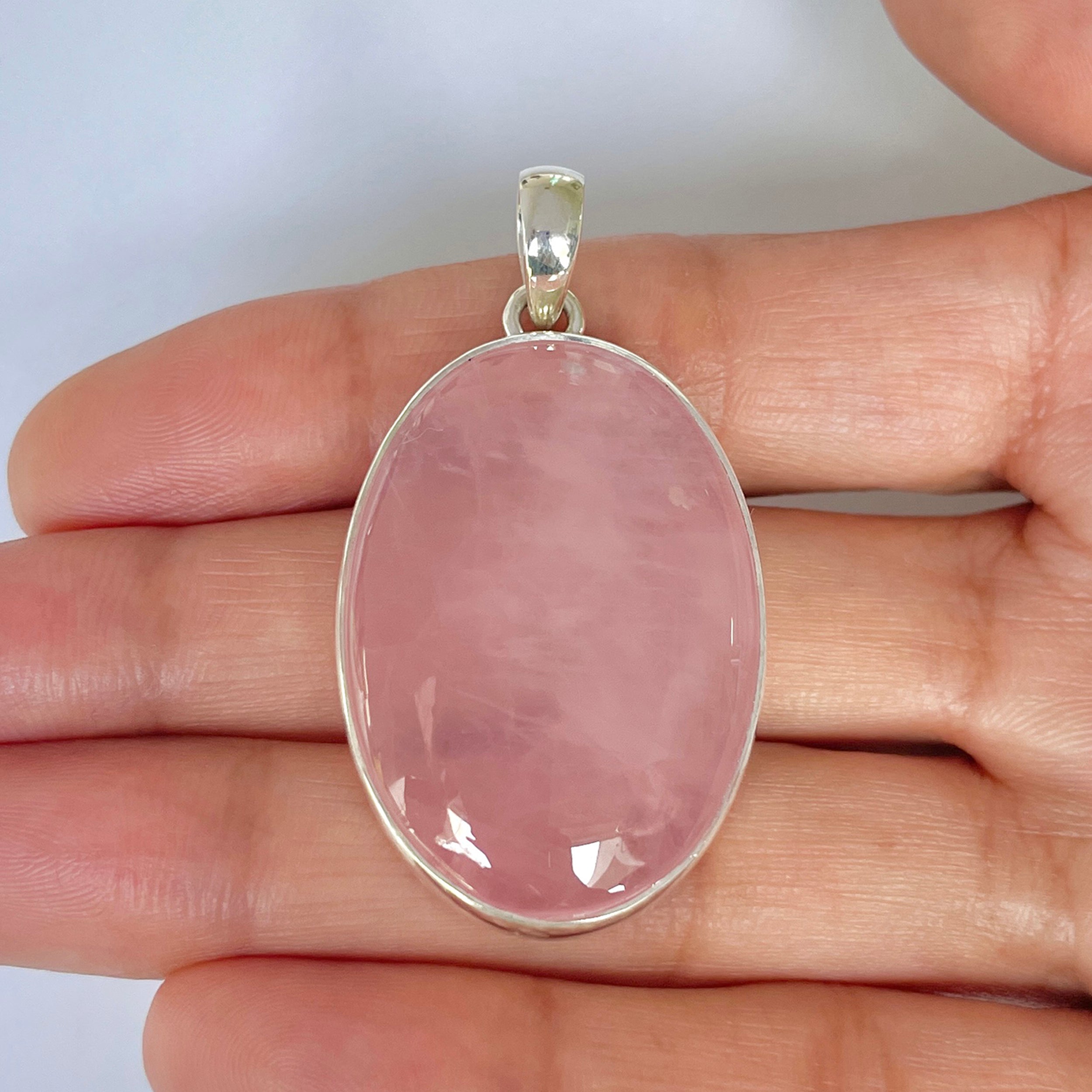 Rose Quartz Pendant-(RSQ-1-25)
